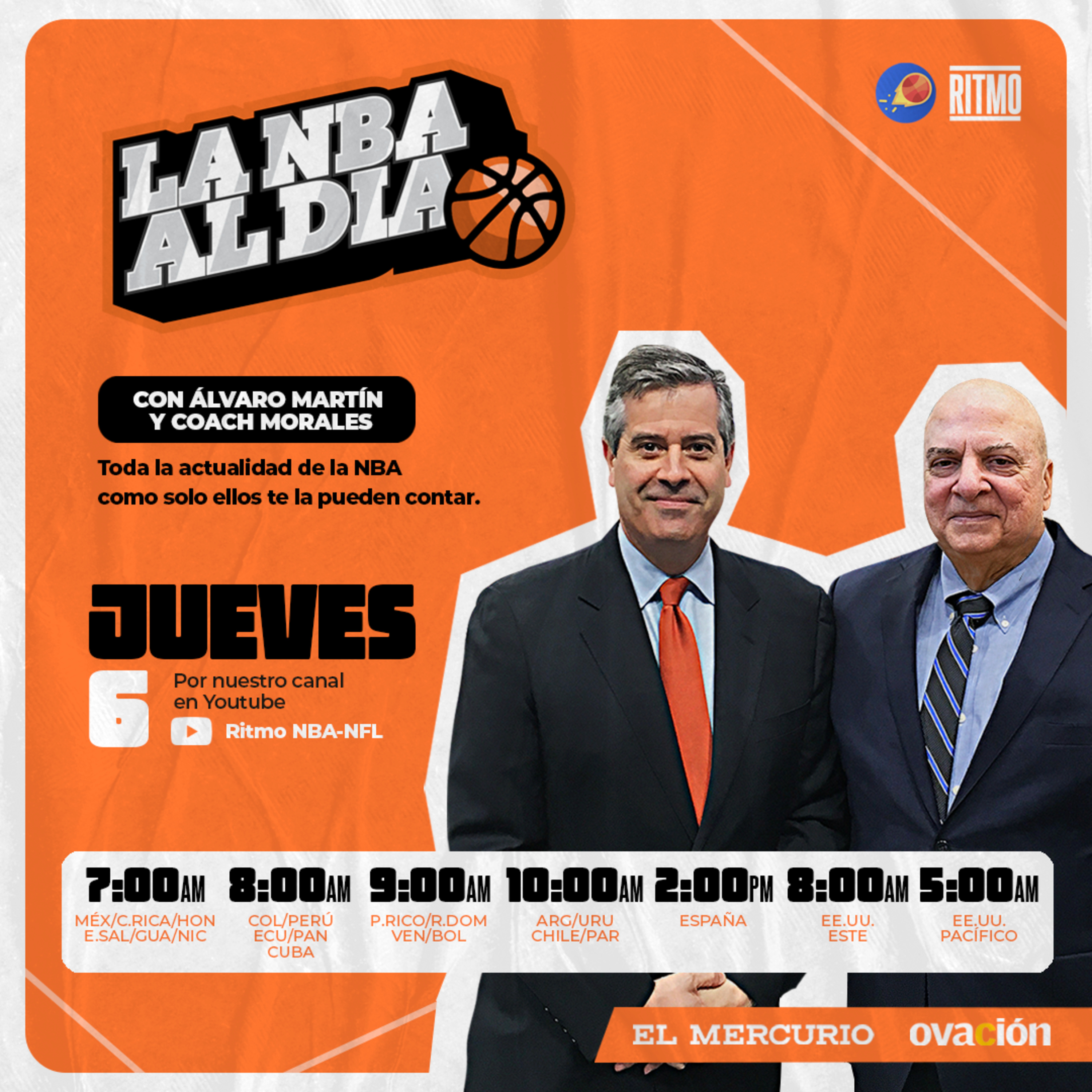 🏀 NBA AL DÍA #10 | Álvaro Martín & Coach Morales | Ritmo NBA T6 E73