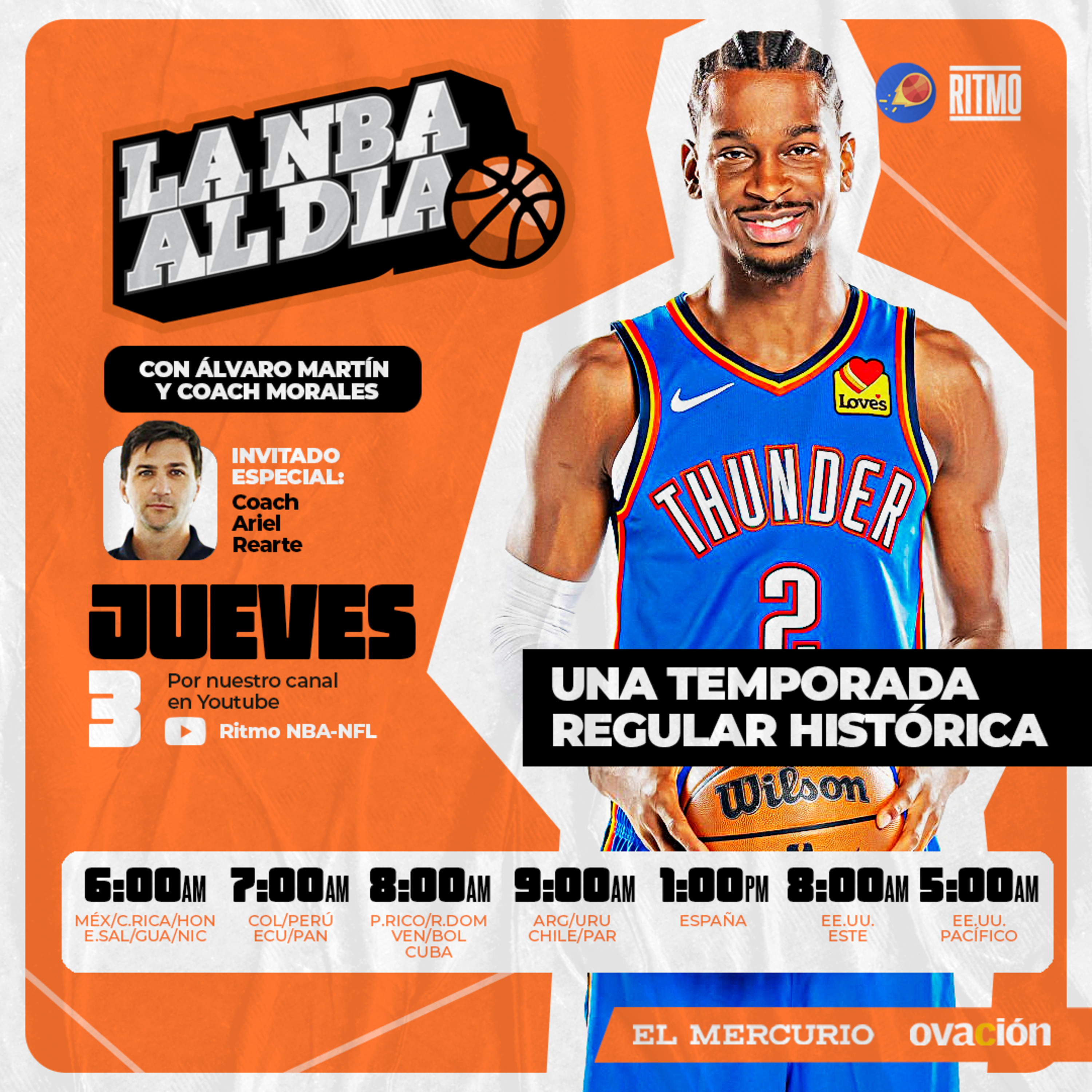 🏀 NBA AL DÍA #18 | Ninguna baja inmuta al histórico Thunder | Ritmo NBA T6 E84