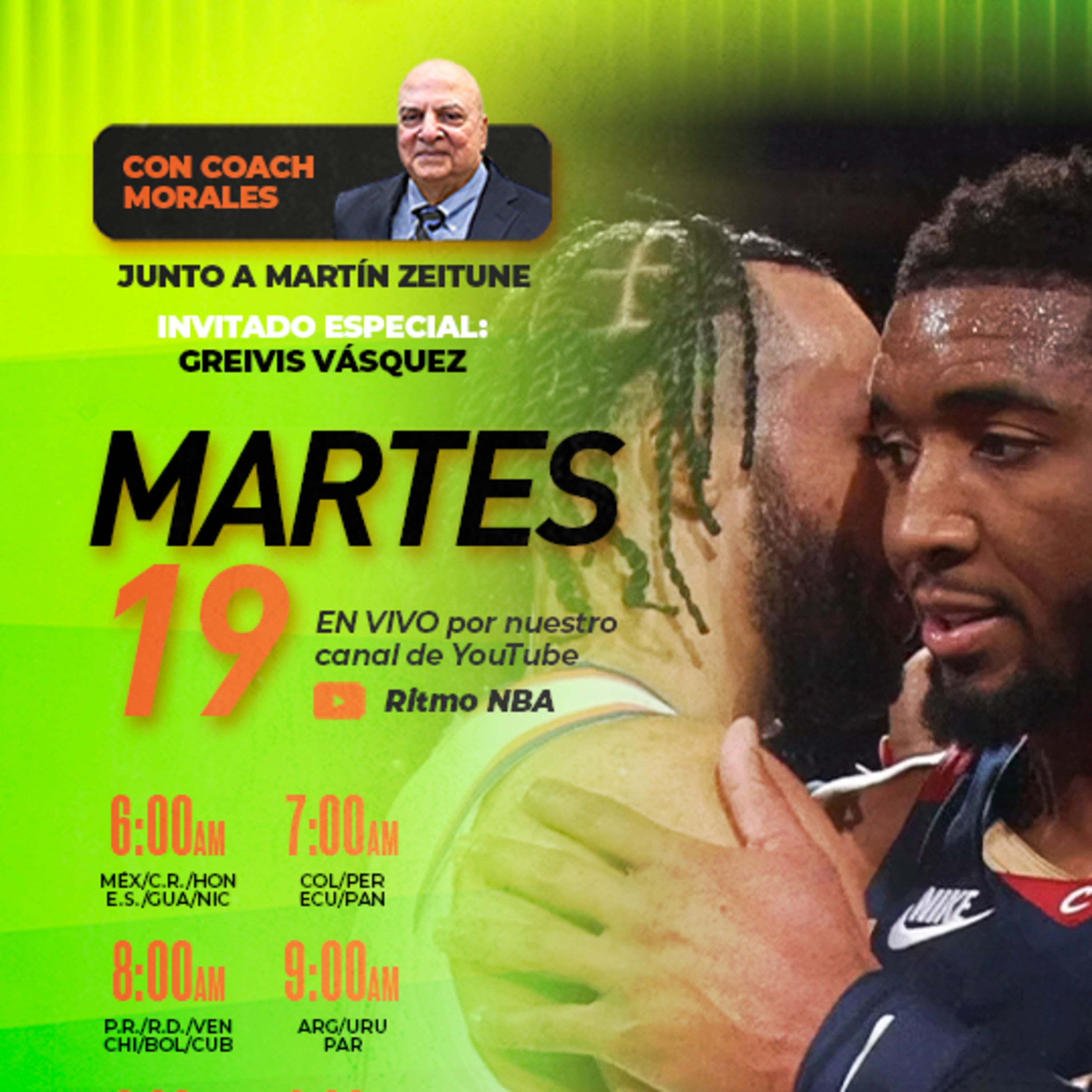 PLAYOFFS AL DÍA #32 🏀 | Coach Morales, Greivis Vásquez y Martín Zeitune