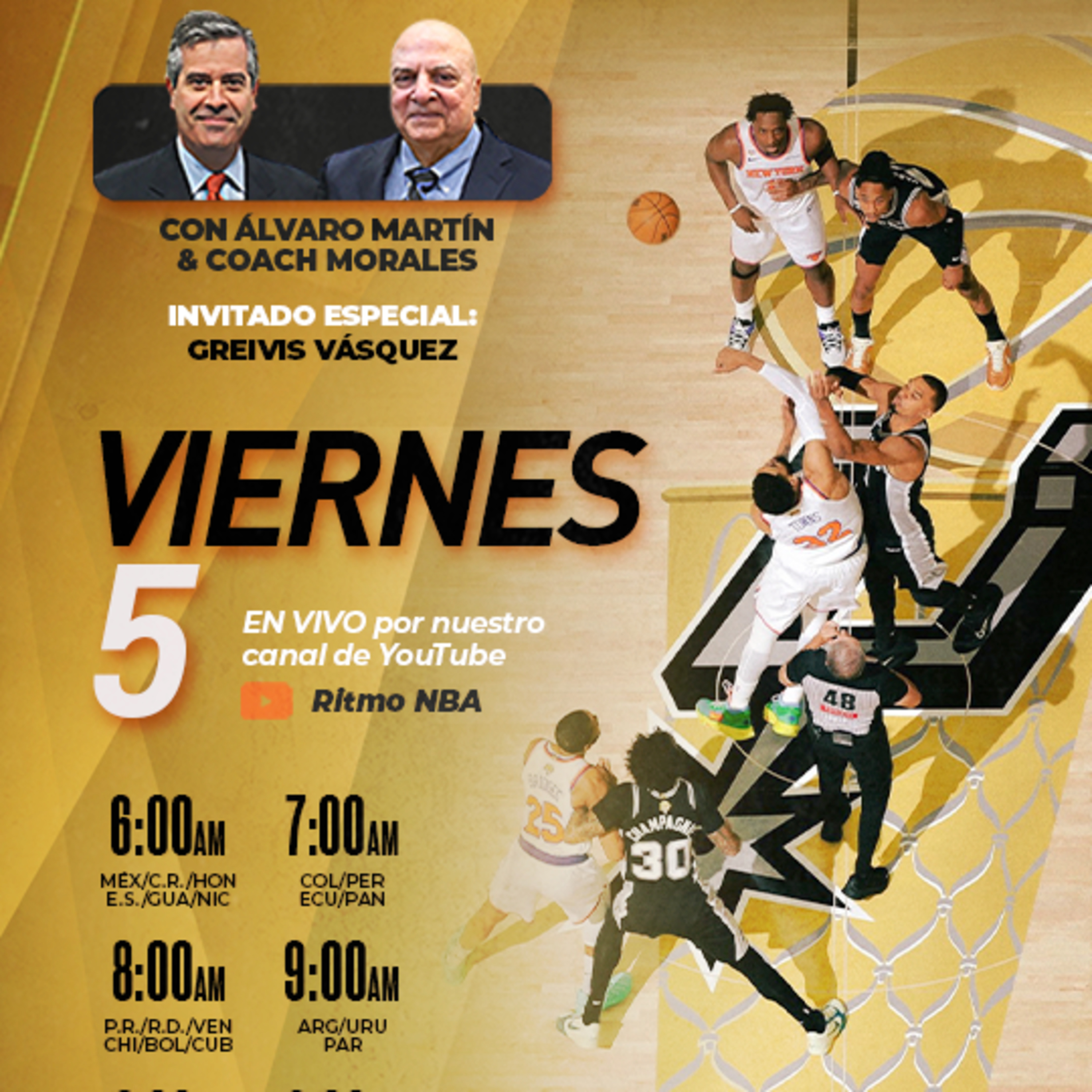 FINALES AL DÍA #4 🏀 | Álvaro Martín & Coach Morales con Greivis Vásquez