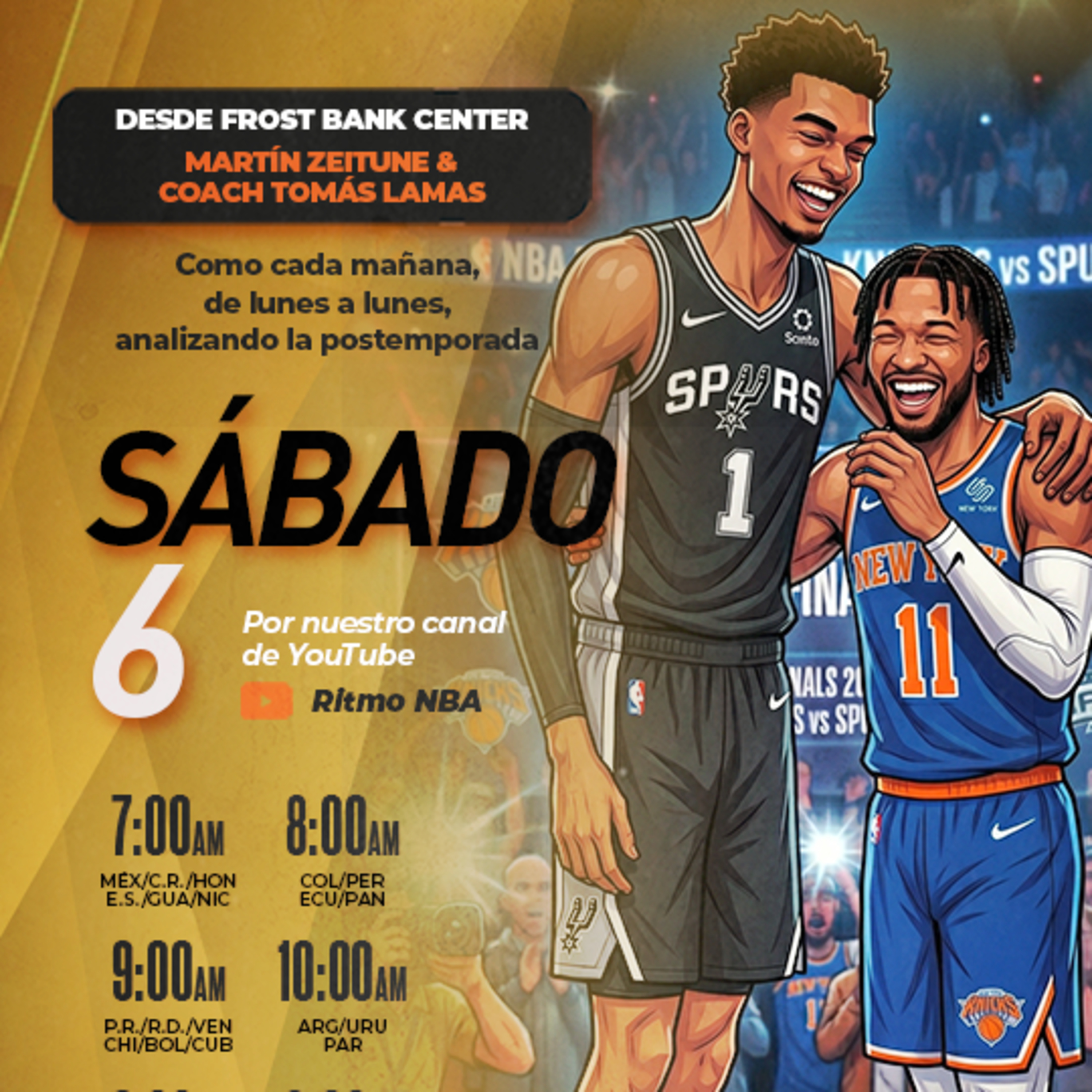 DESDE FROST BANK CENTER🏀FINALES AL DÍA #5