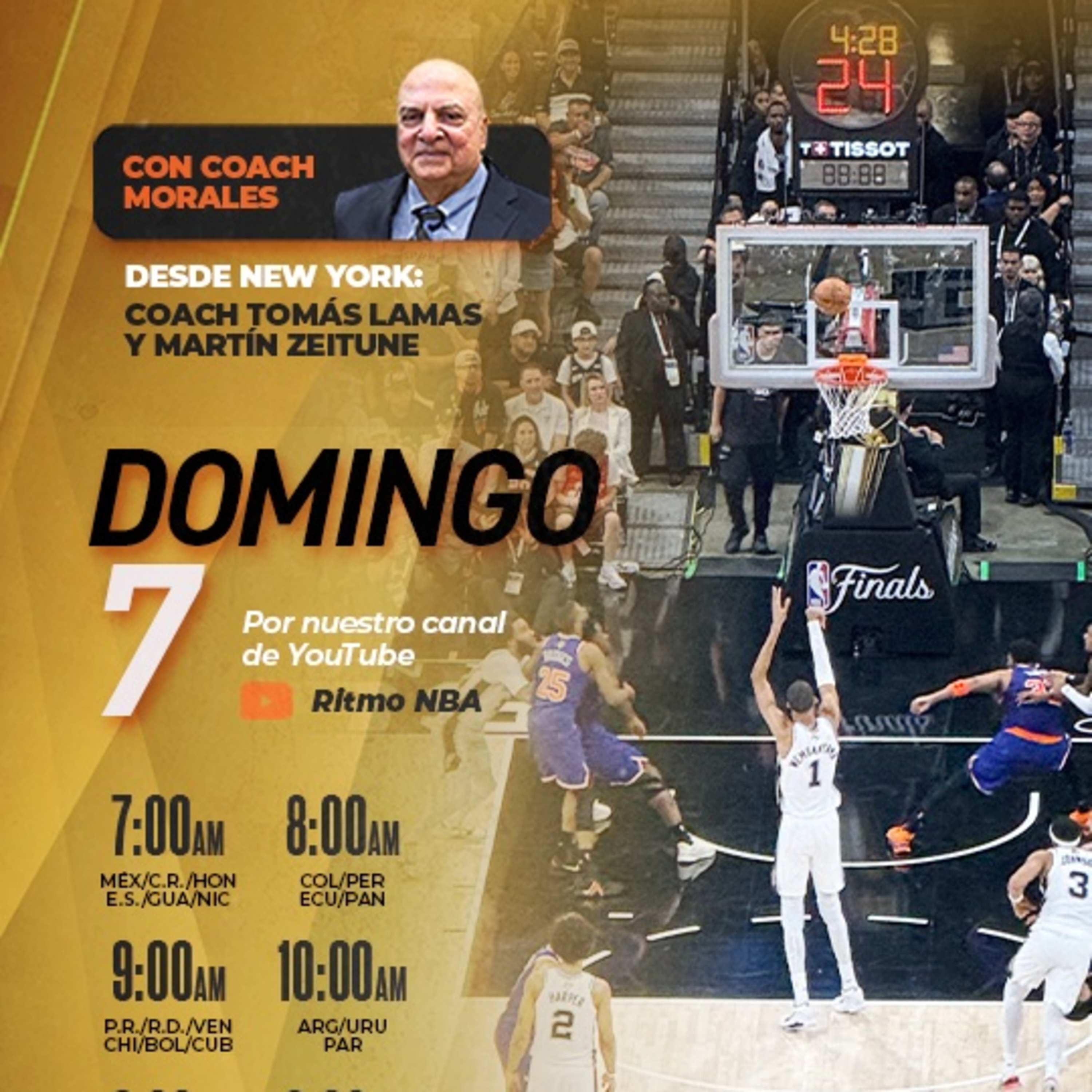 FINALES AL DÍA #6 🏀 Coach Morales & el equipo desde New York