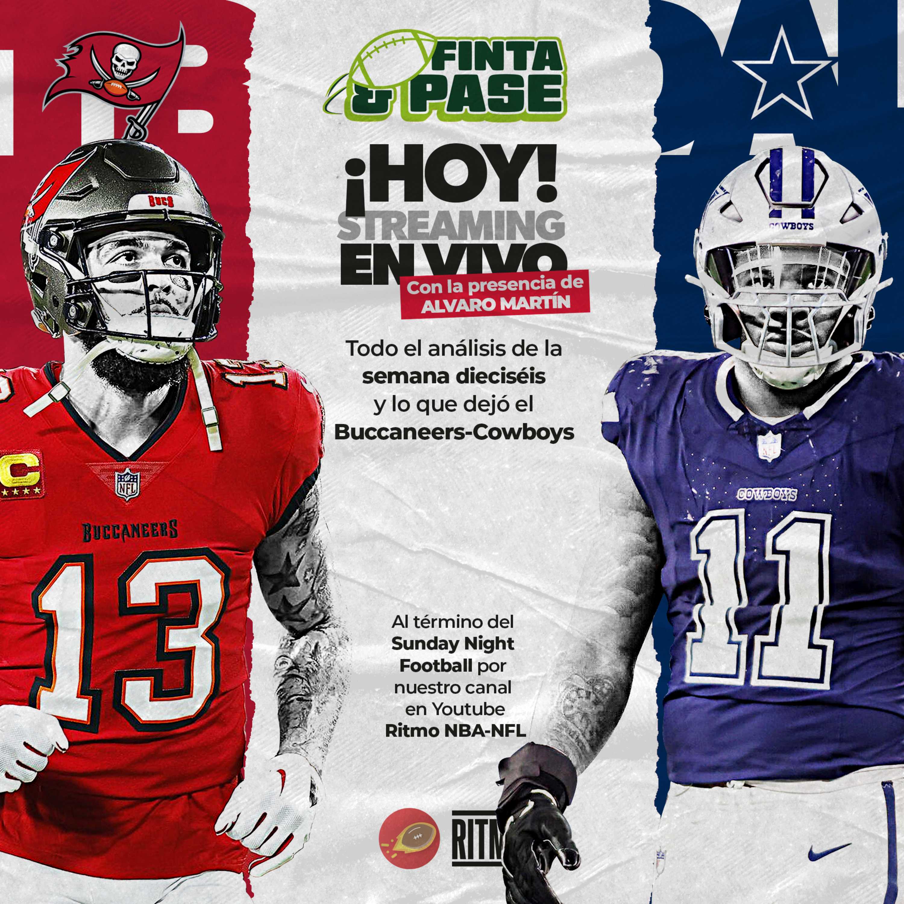 Análisis de la semana 16 | Ritmo NFL T5 E91 | Finta & Pase episode artwork