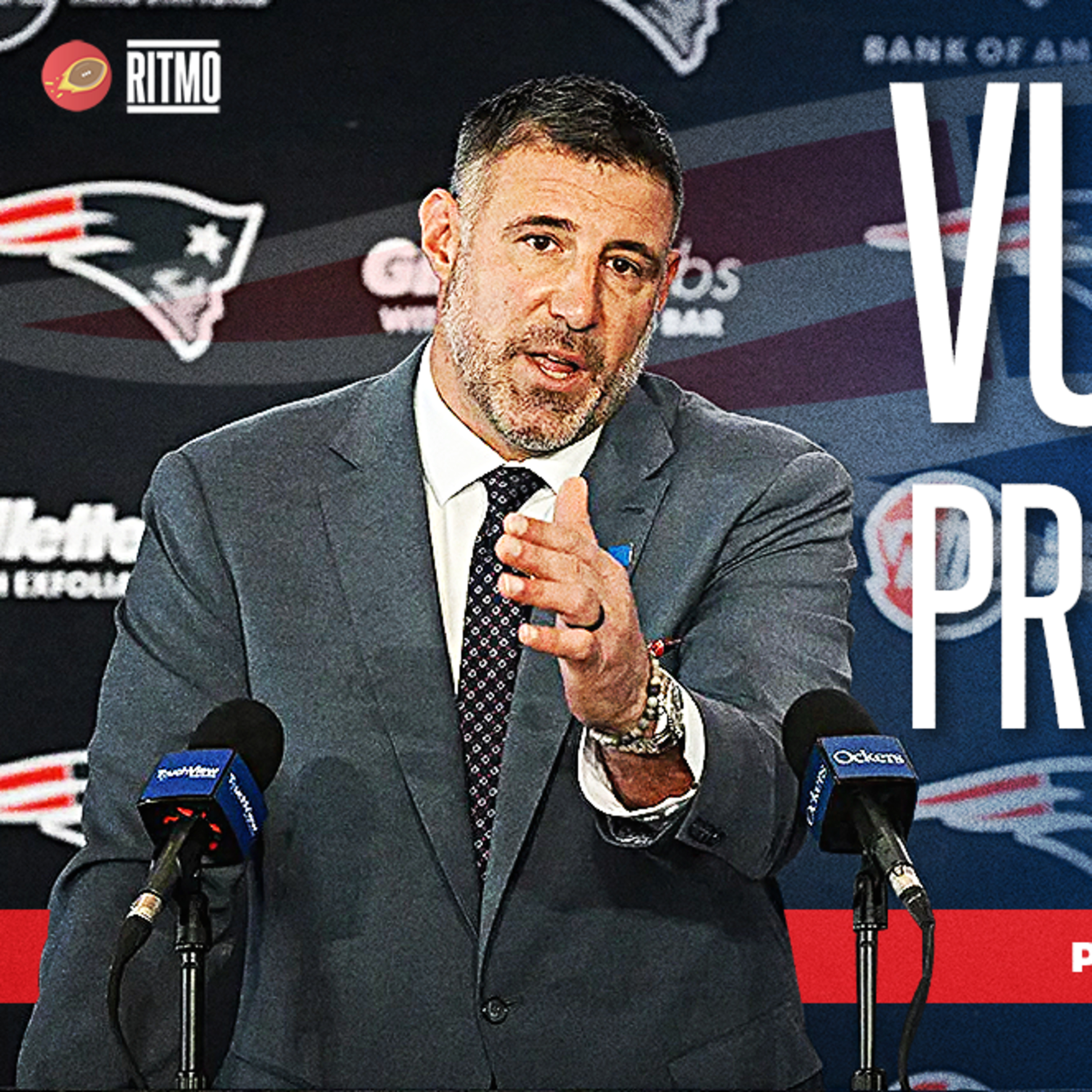 Vrabel, el sucesor de Belichick en Patriots | Álvaro Martín y Dany Limón | Ritmo NFL T5 E114 episode artwork