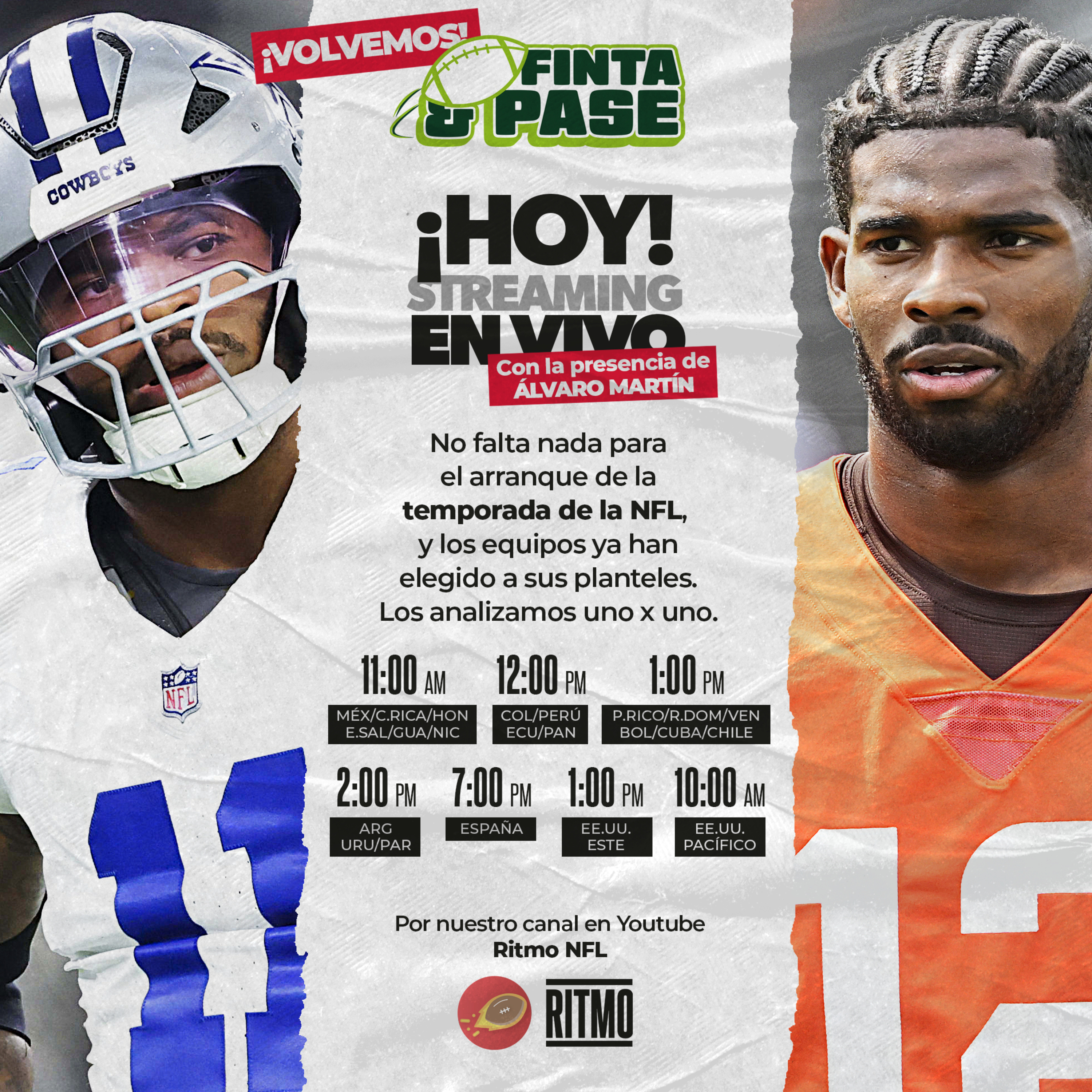 Todas las novedades de los cortes de planteles a 53 jugadores 🏈 FINTA & PASE | Ritmo NFL T6 E50