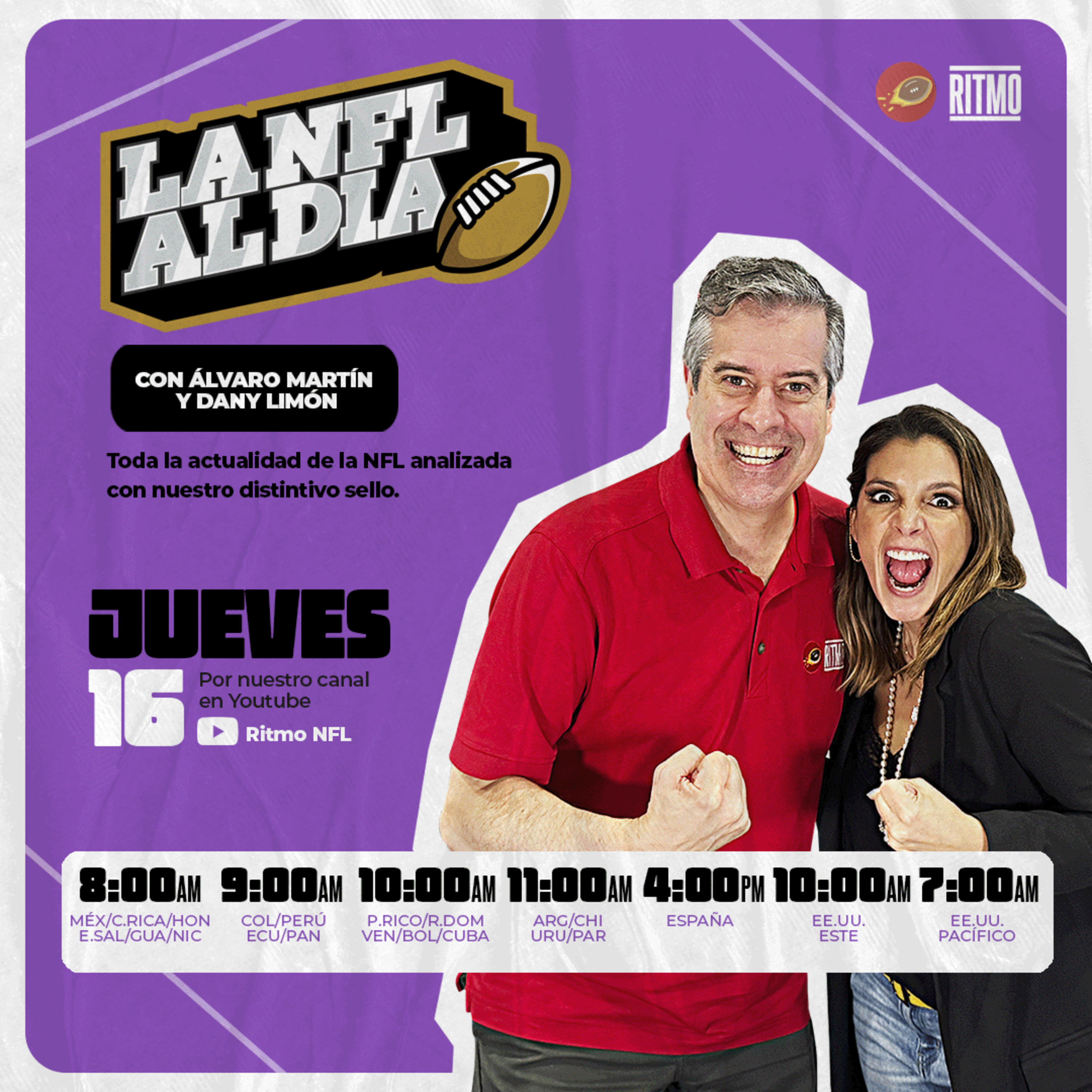 La ofensiva de Eagles, en crisis (¡y mucho más!) 🏈 LA NFL AL DÍA #27 | Álvaro Martín & Dany Limón