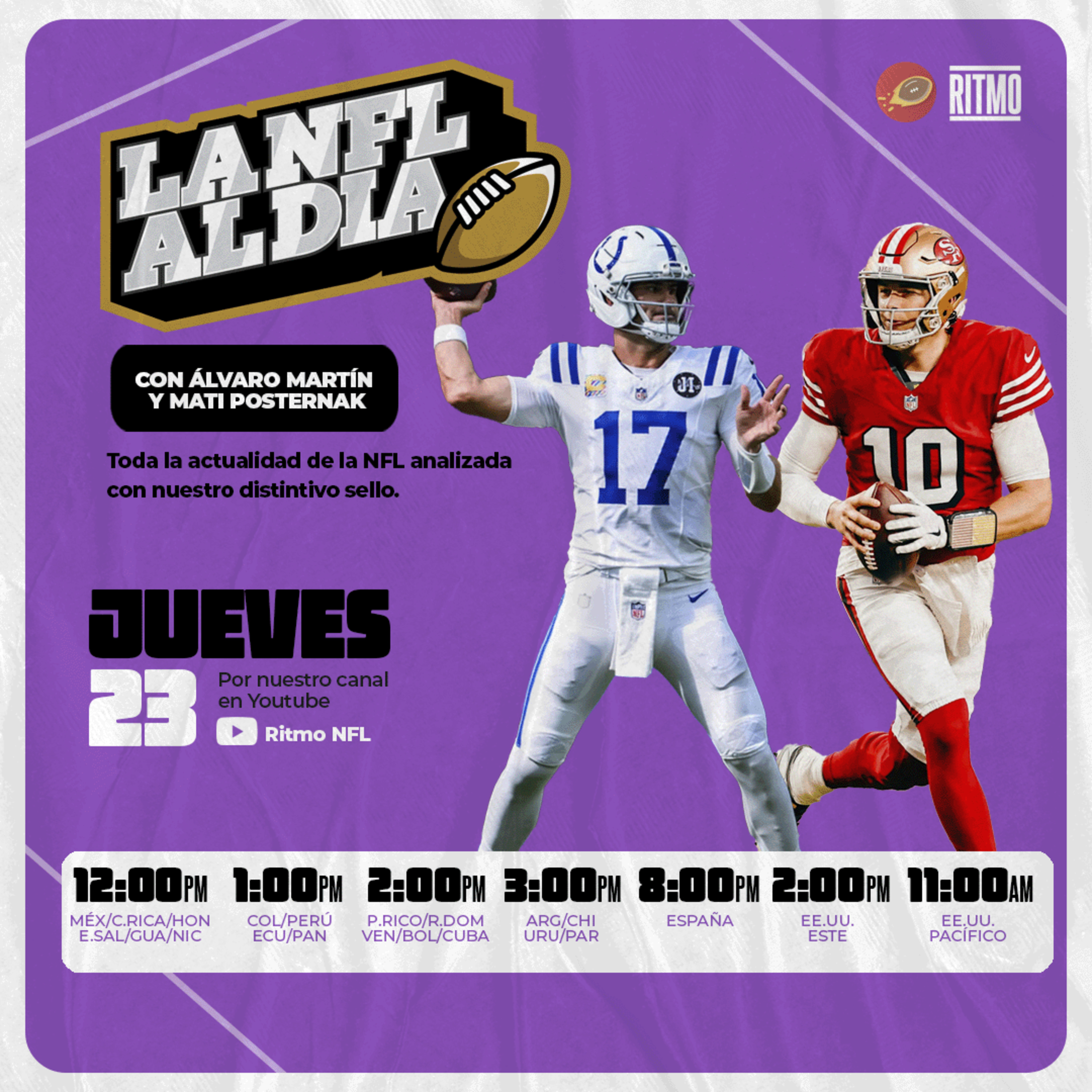 Mariscales que resucitan sus carreras (¡y mucho más!) 🏈 LA NFL AL DÍA #28 | Álvaro Martín & Mati Posternak