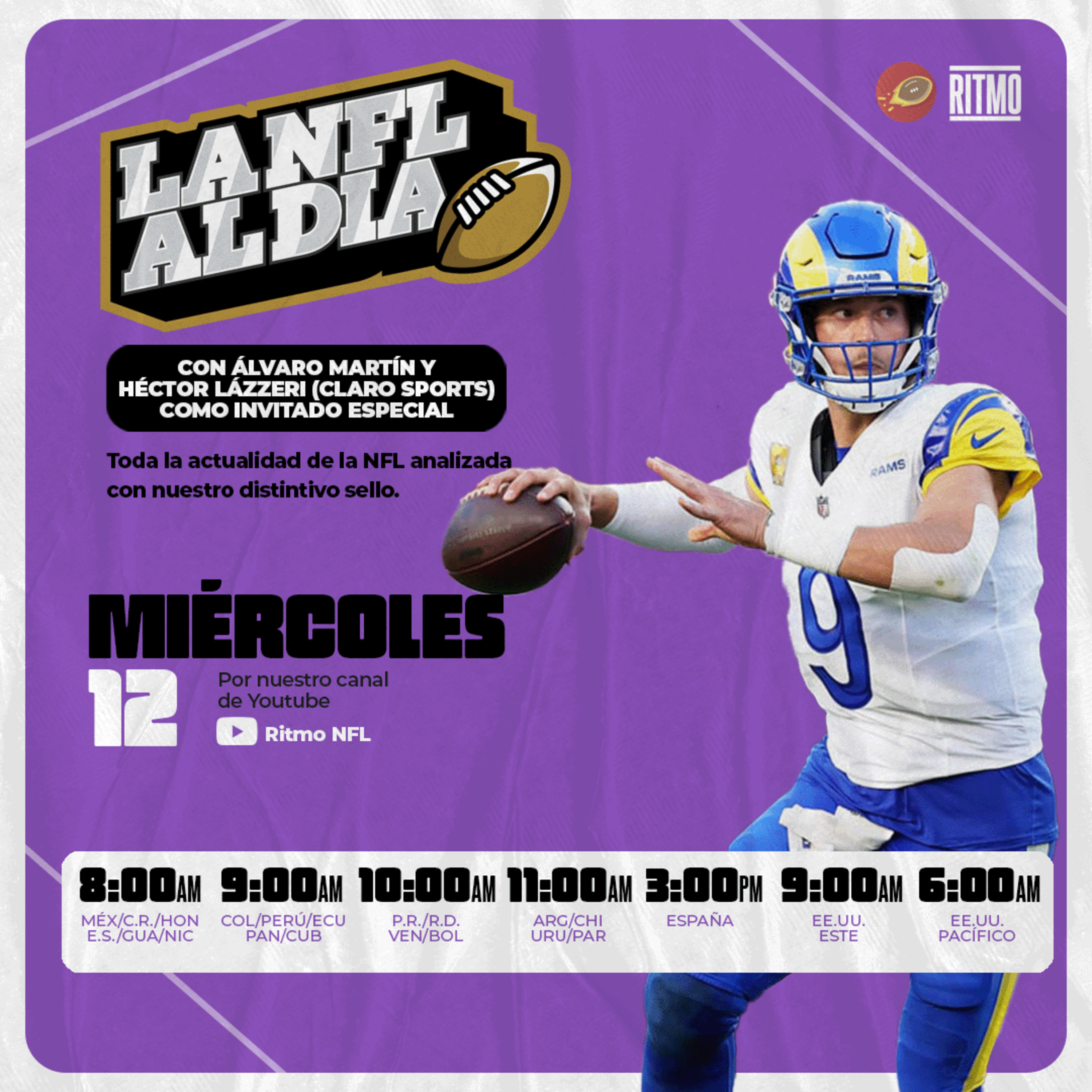 La nueva fórmula de los Rams (¡y mucho más!) 🏈 LA NFL AL DÍA #31 | Álvaro Martín episode artwork