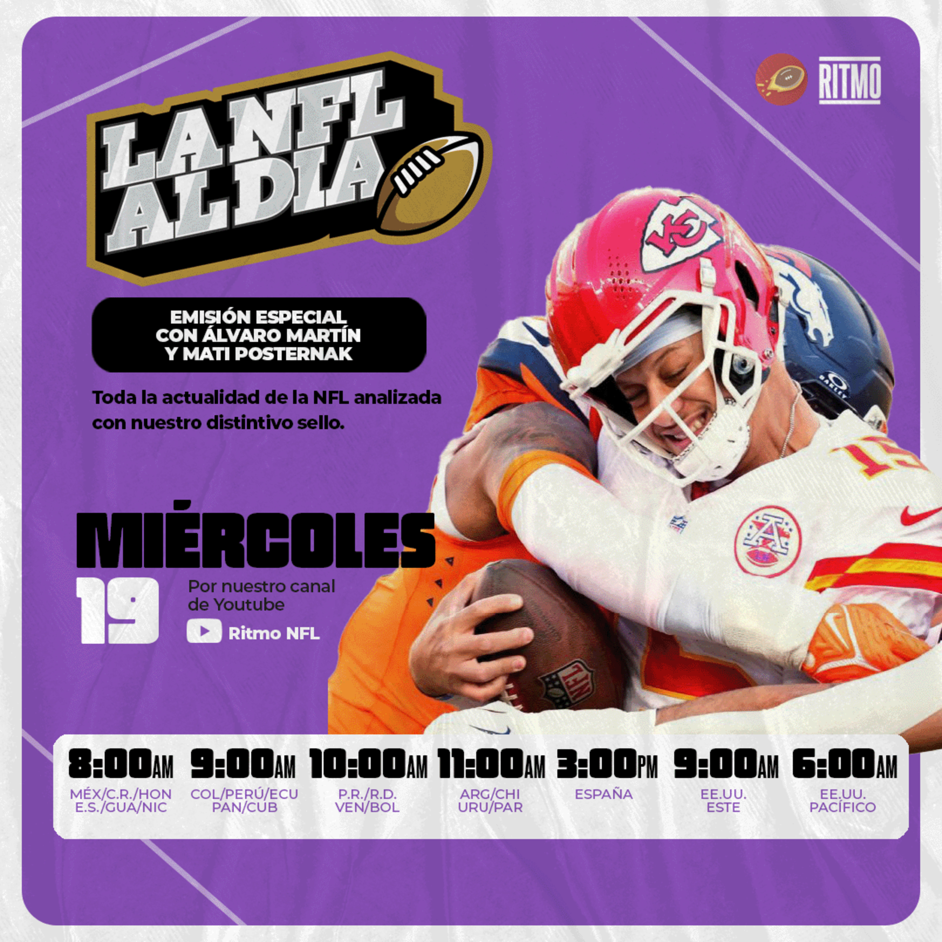 ¿Le alcanza a Chiefs para clasificar? (¡y mucho más!) 🏈 LA NFL AL DÍA #32 | Álvaro Martín episode artwork