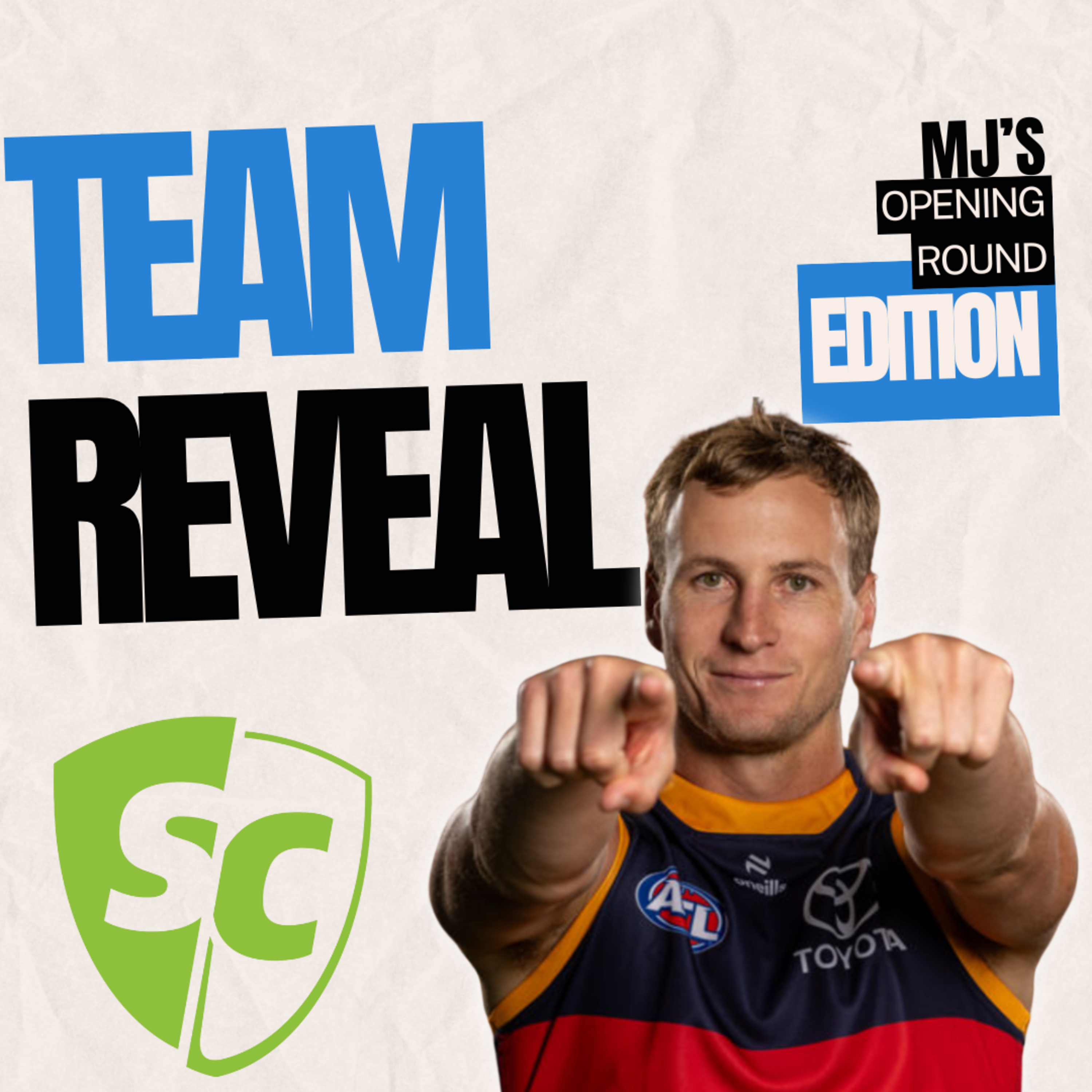 MJ's SuperCoach Team Reveal episode artwork