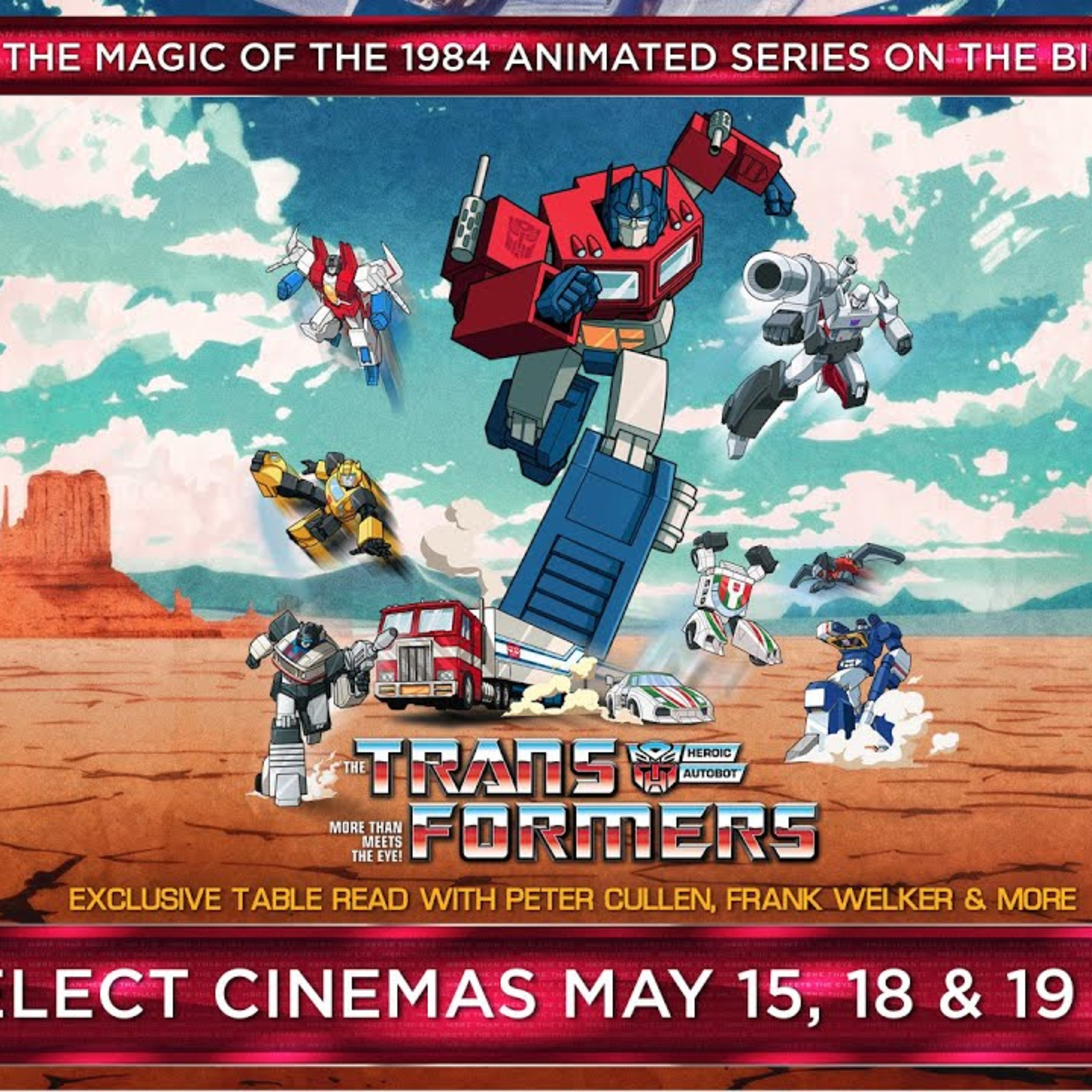 HASBRO TO RELEASE THE FIRST 4 EPISODES OF TRANSFORMERS G1 IN THEATERS ON MAY 15, 18, & 19, 2024 episode artwork