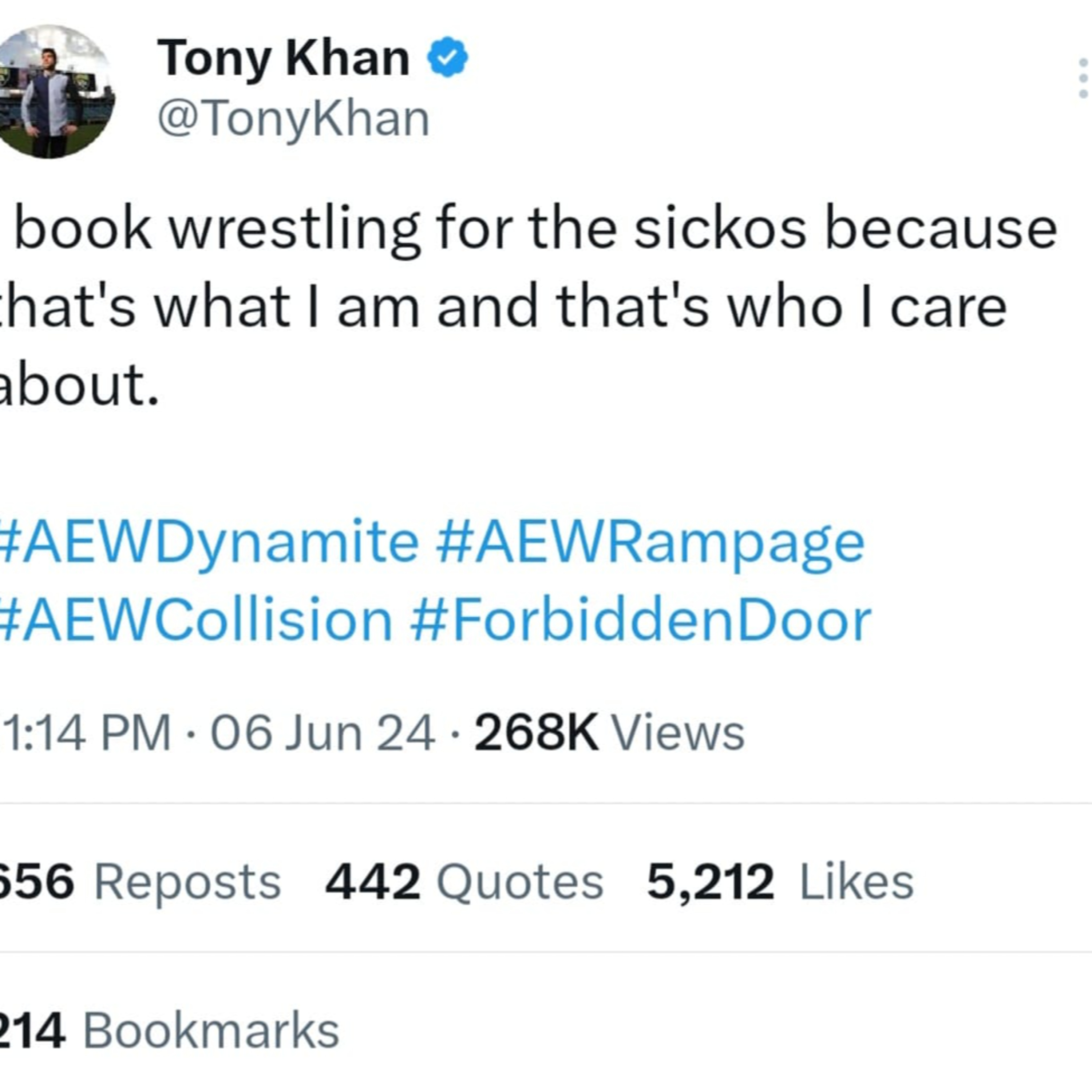 Tony Khan Is At Again On Twitter With His Ranting Of Nonsense When It Comes To AEW. episode artwork