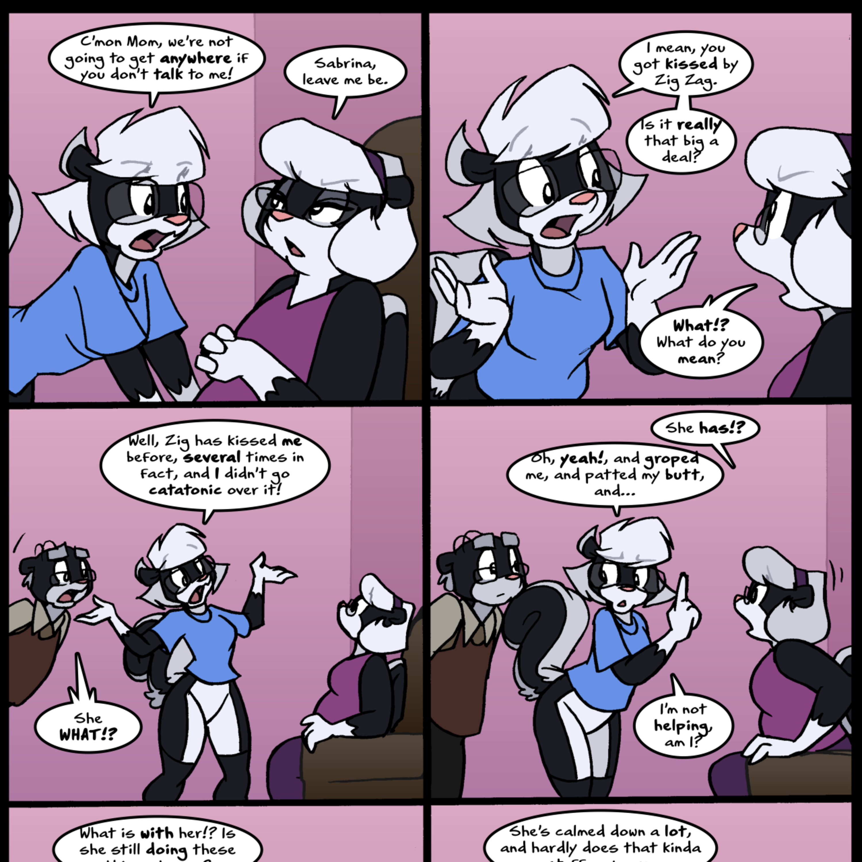 Updated Discussion On Sabrina-Online Story "Stripes And Links" (27 Pages In) episode artwork