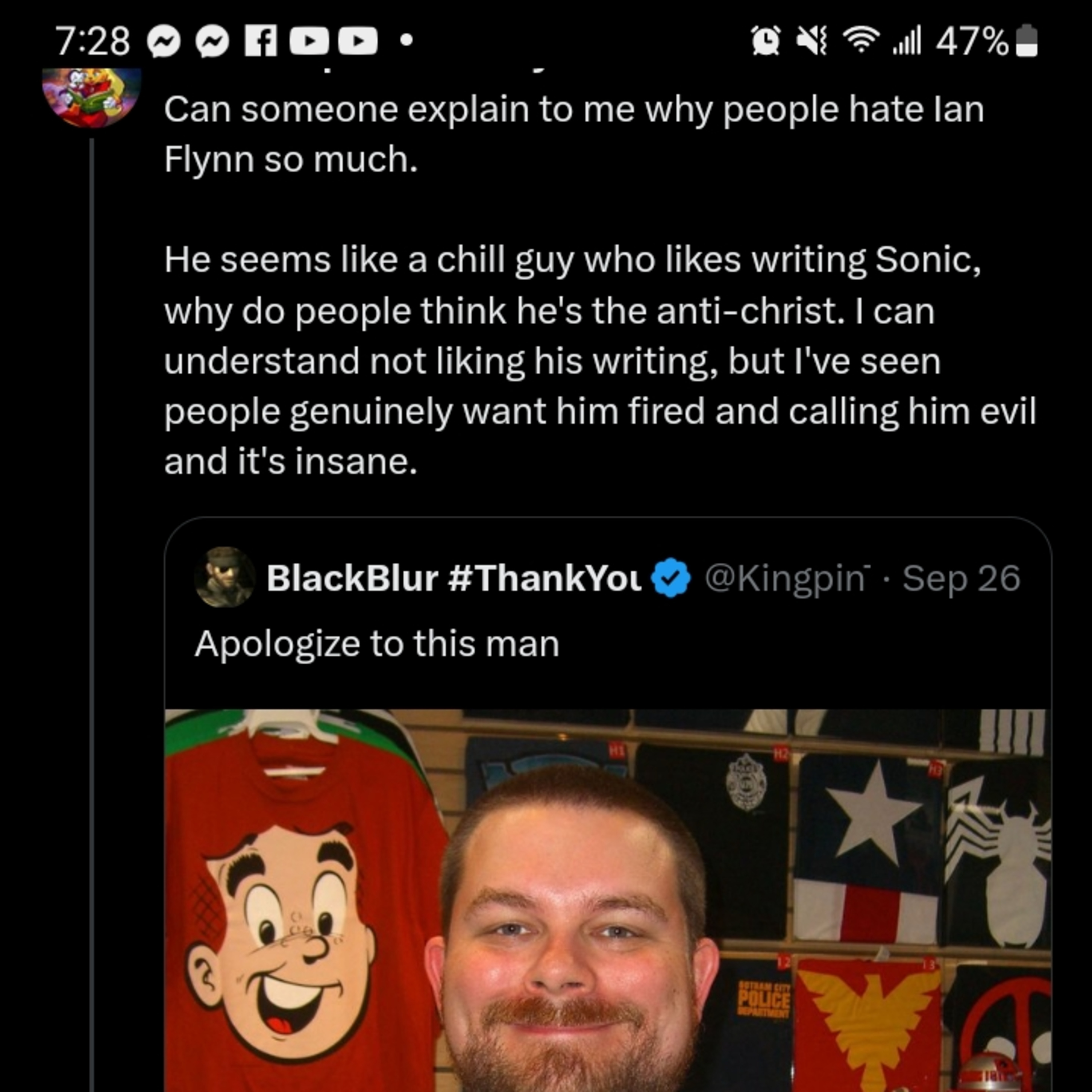 SatAM Historian ( @AdventureMaster18 ) Wants To Know Why Ian Flynn Gets So Much Hate episode artwork