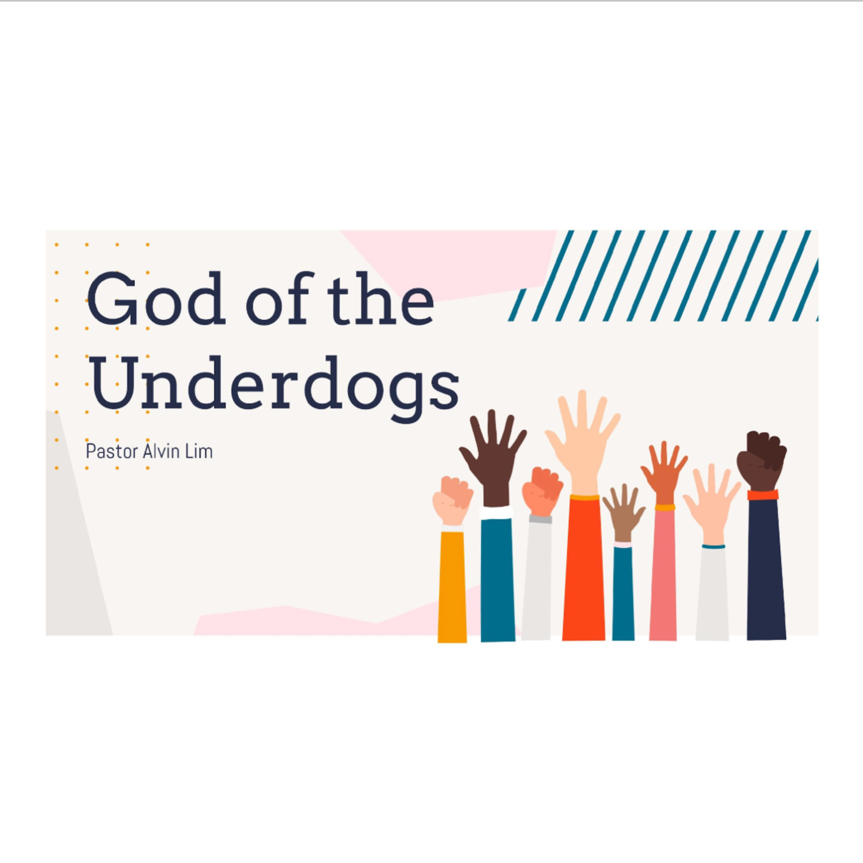 22 June 2025 : L9 God of the Underdogs [Matthew 8:1-22] by Rev Dr Alvin Lim