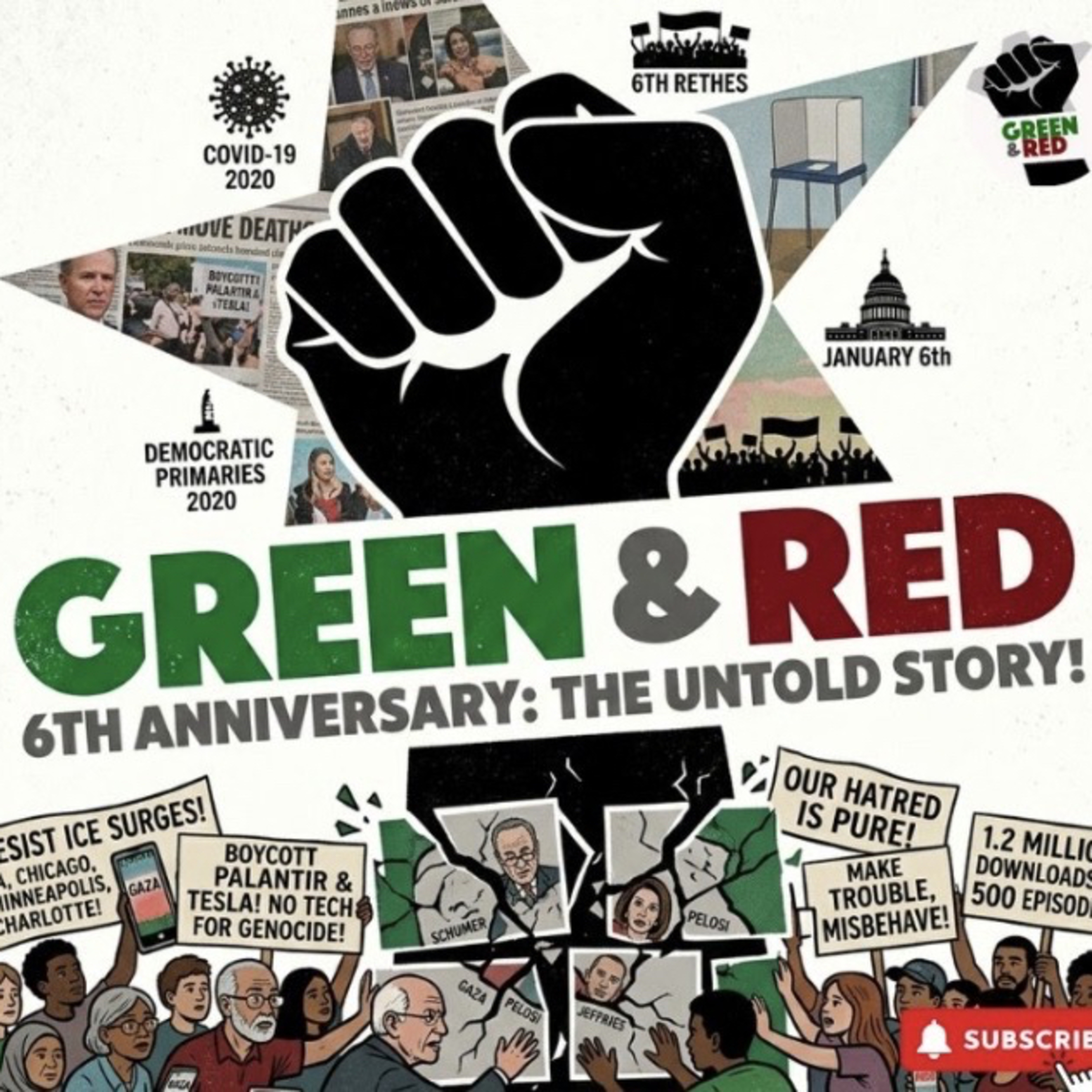 The Untold Story of the Green and Red Podcast! Six Years and Counting... (G&R 472)