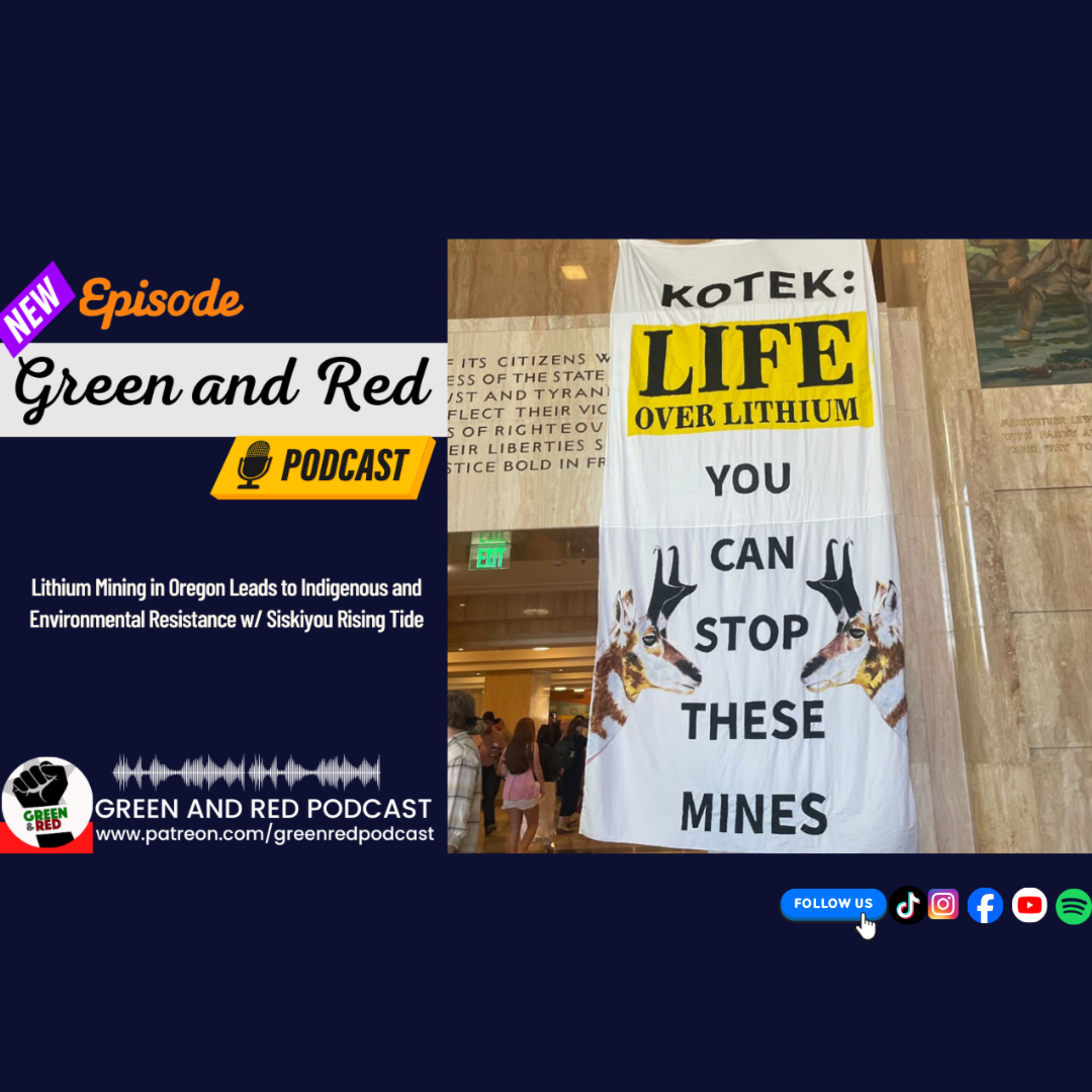 Lithium Mining in Oregon Leads to Indigenous and Environmental Resistance w/ Siskiyou Rising Tide (G&R 527) episode artwork
