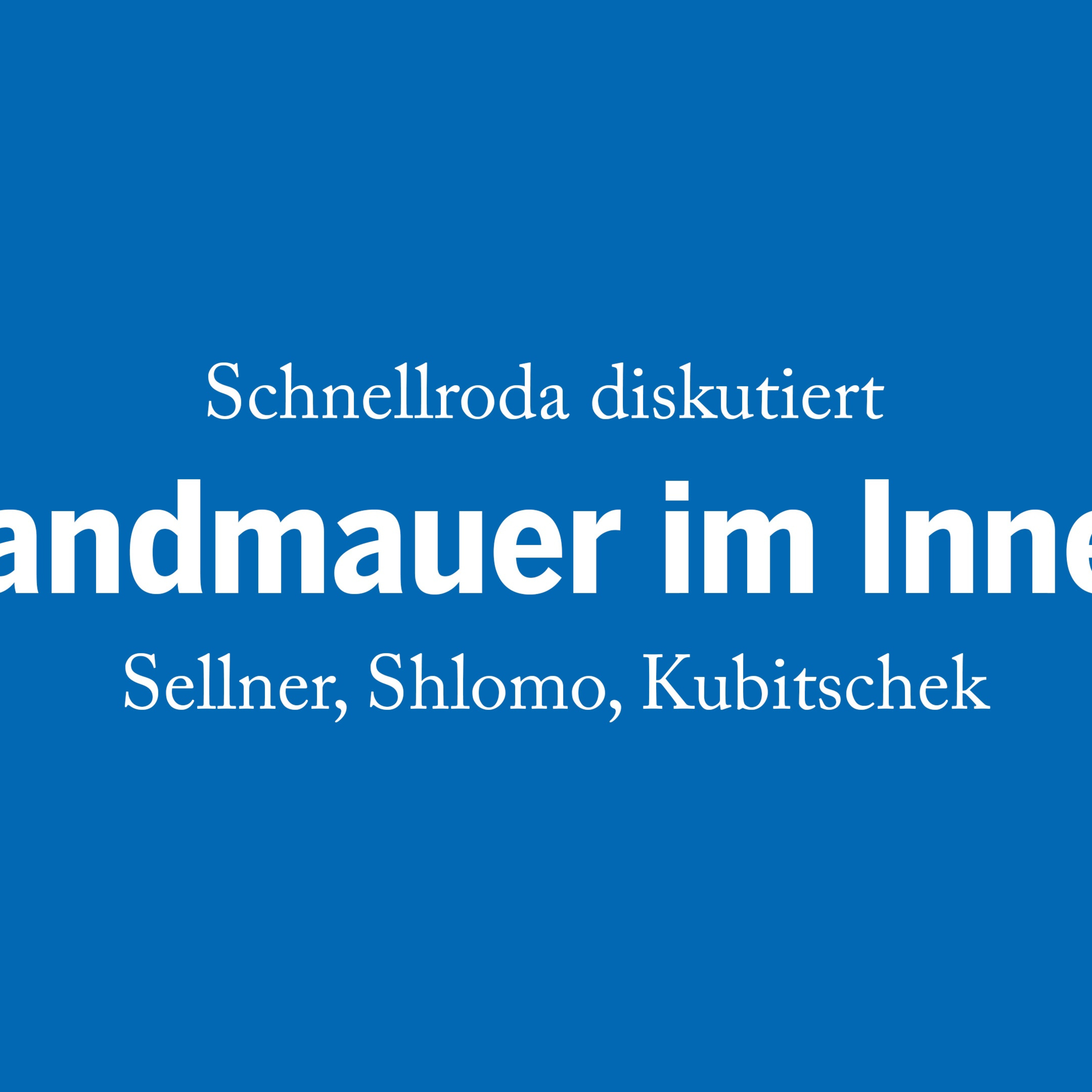 »Brandmauer im Innern« Schnellroda diskutiert mit Shlomo, Martin Sellner und Götz Kubitschek