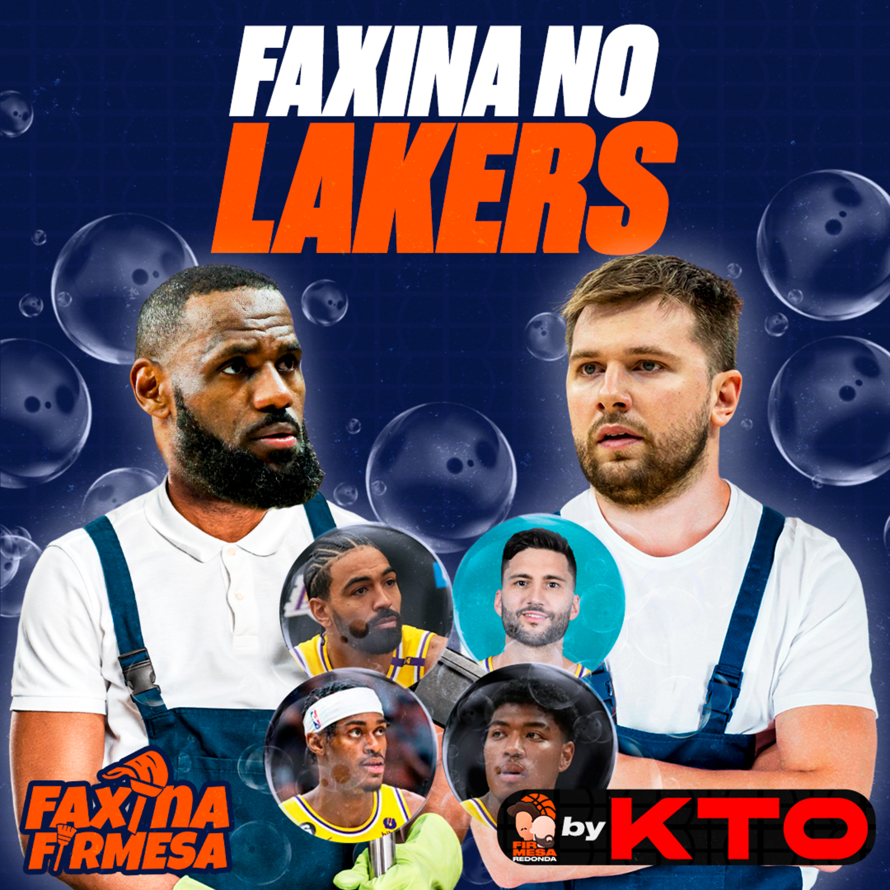 COMO MONTAR UM TIME CAMPEÃO PARA LEBRON E LUKA NA OFFSEASON? | FAXINA FIRMESA by KTO (S04E01) episode artwork