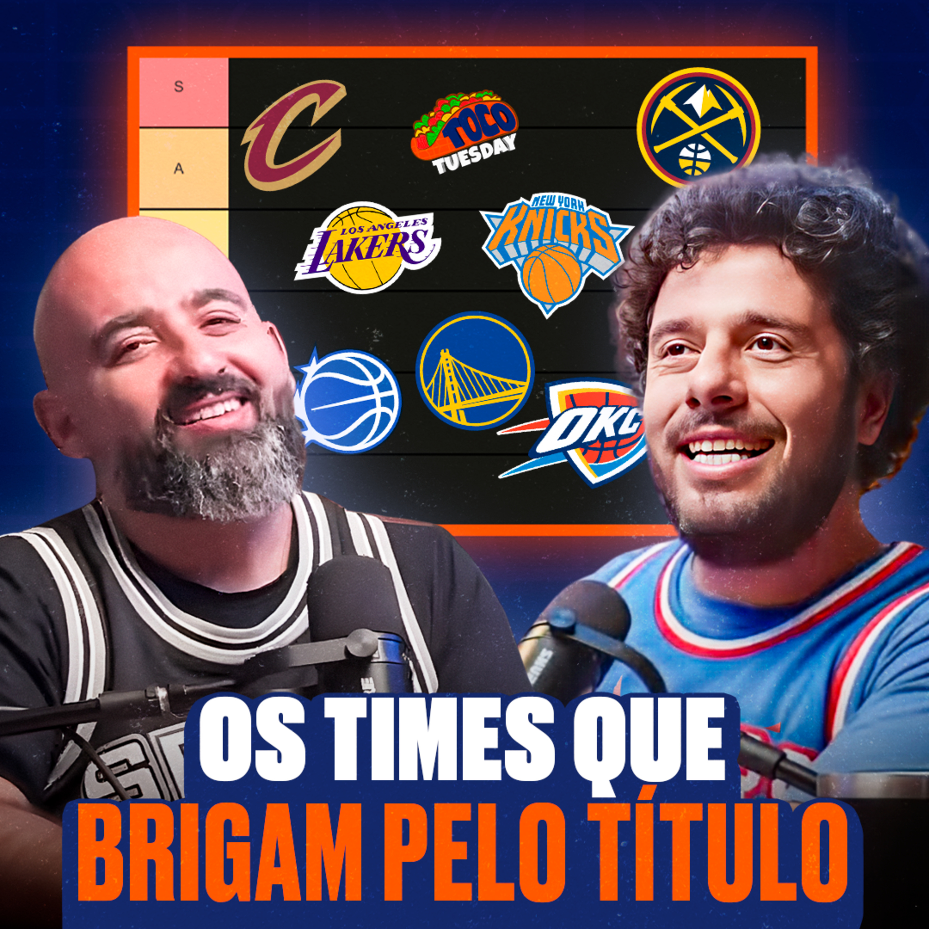 RANKEAMOS OS TIMES COM MAIOR CHANCE DE TÍTULO NA TEMPORADA 2025/26 DA NBA | FIRMESA & PRATELEIRAS episode artwork