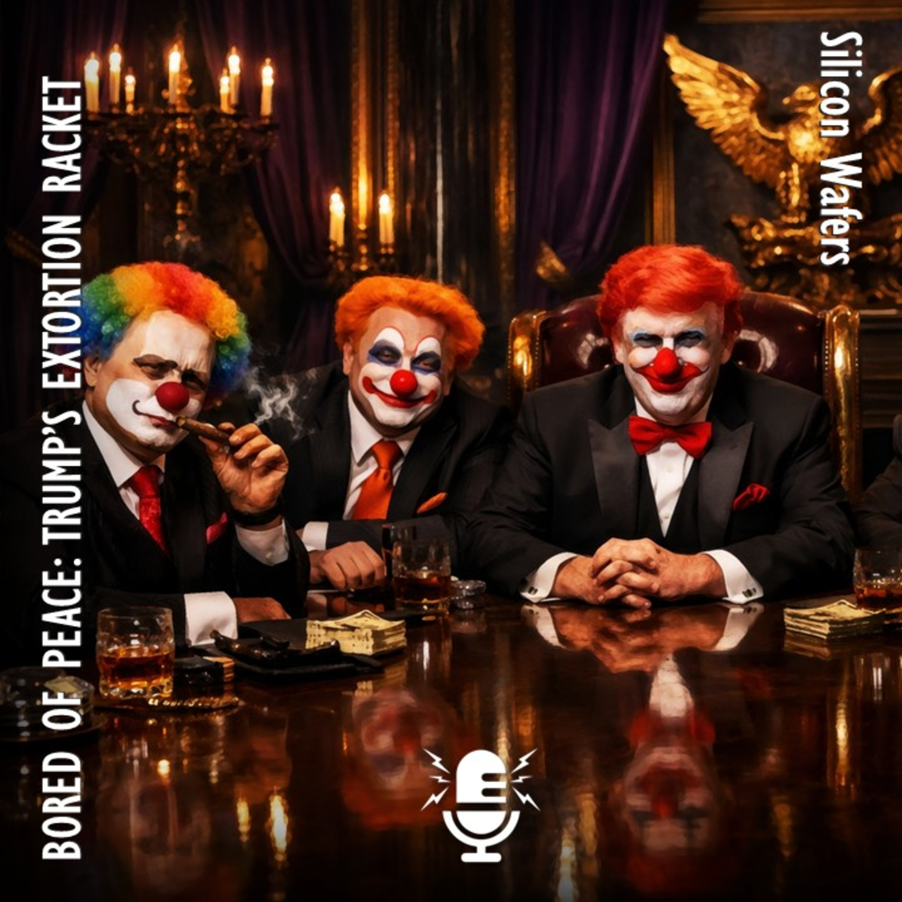 Bored of Peace - Trump's Superpower Extortion Racket Dreamt up with Putin artwork