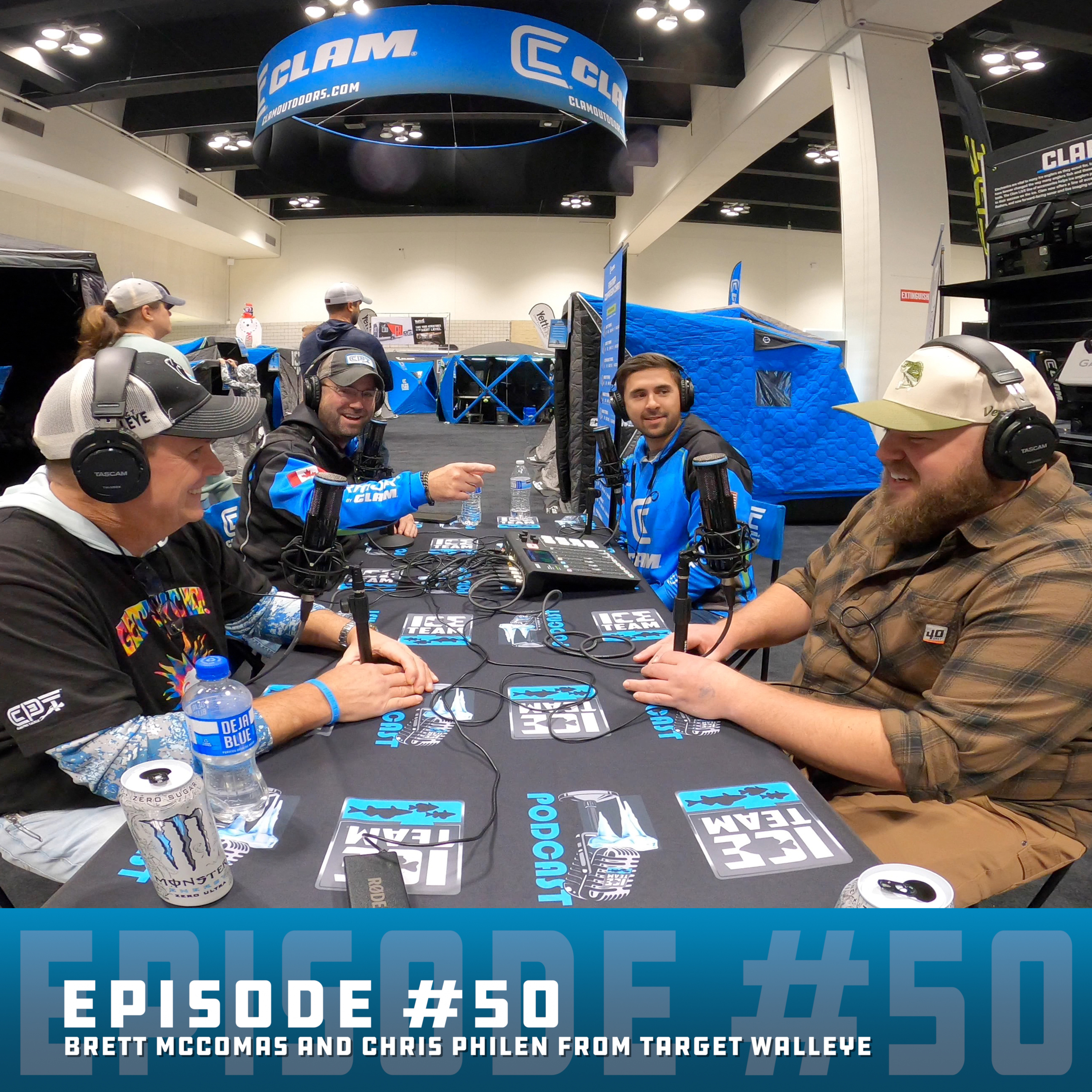 Ice Team Podcast Episode #50 | Brett McComas and Chris Philen from Target Walleye