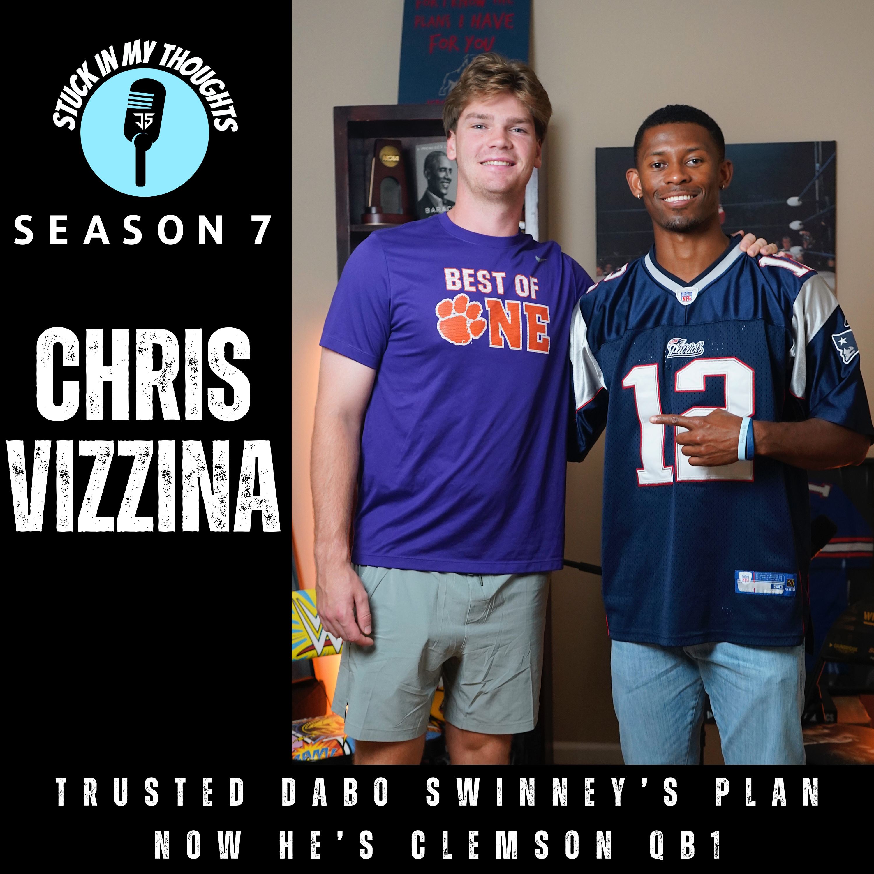 Chris Vizzina Talks Faith, Clemson Football & QB Journey | Stuck In My Thoughts Podcast episode artwork