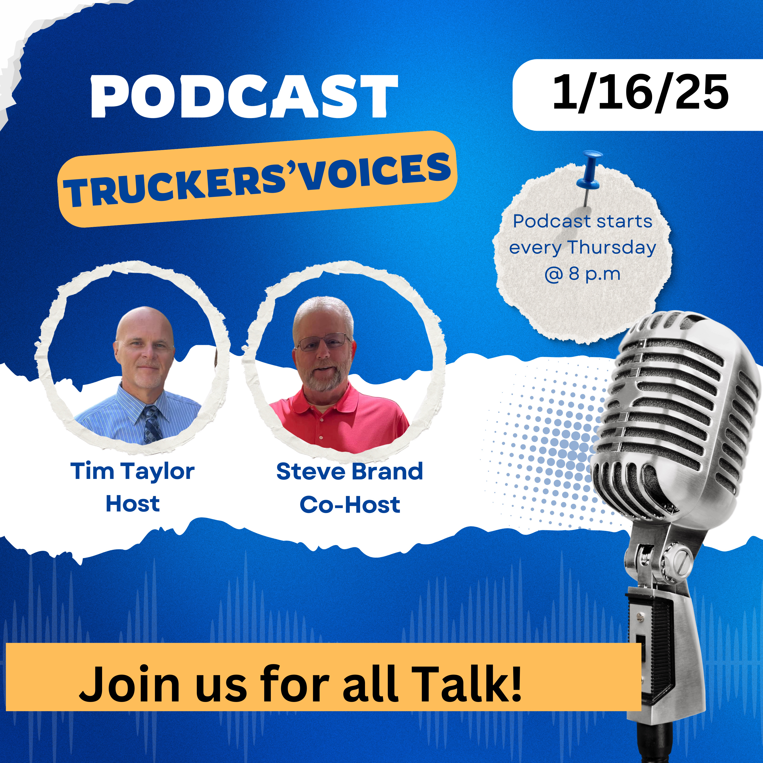 Truckers’ voices open phone calls