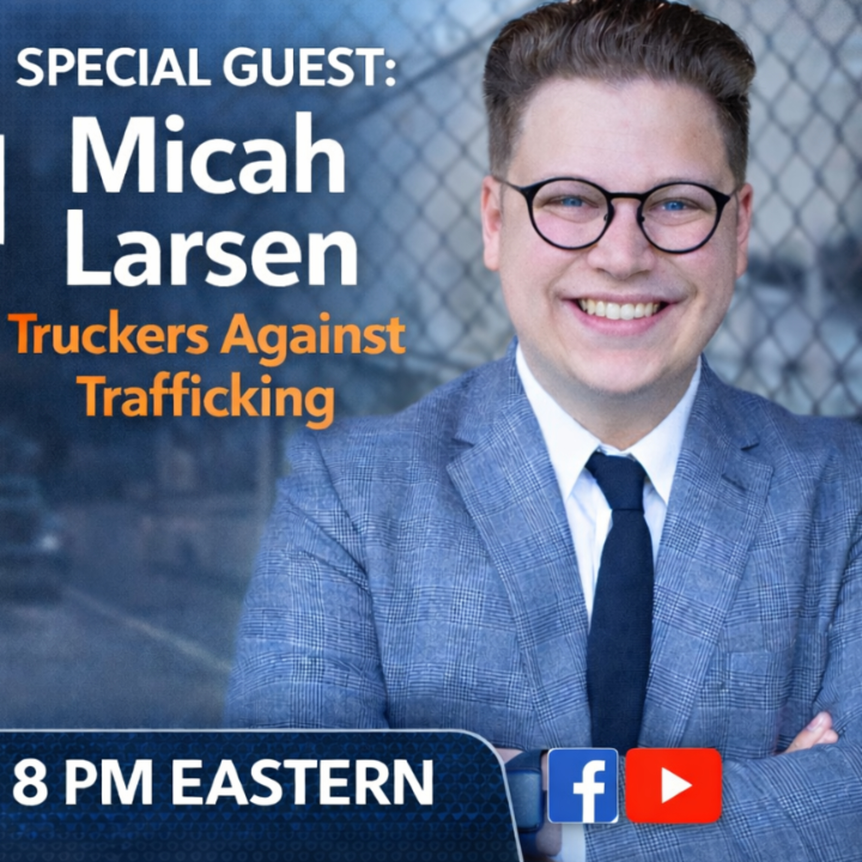 Truckers Voices podcast with Micha Larsen from truckers against Trafficking
