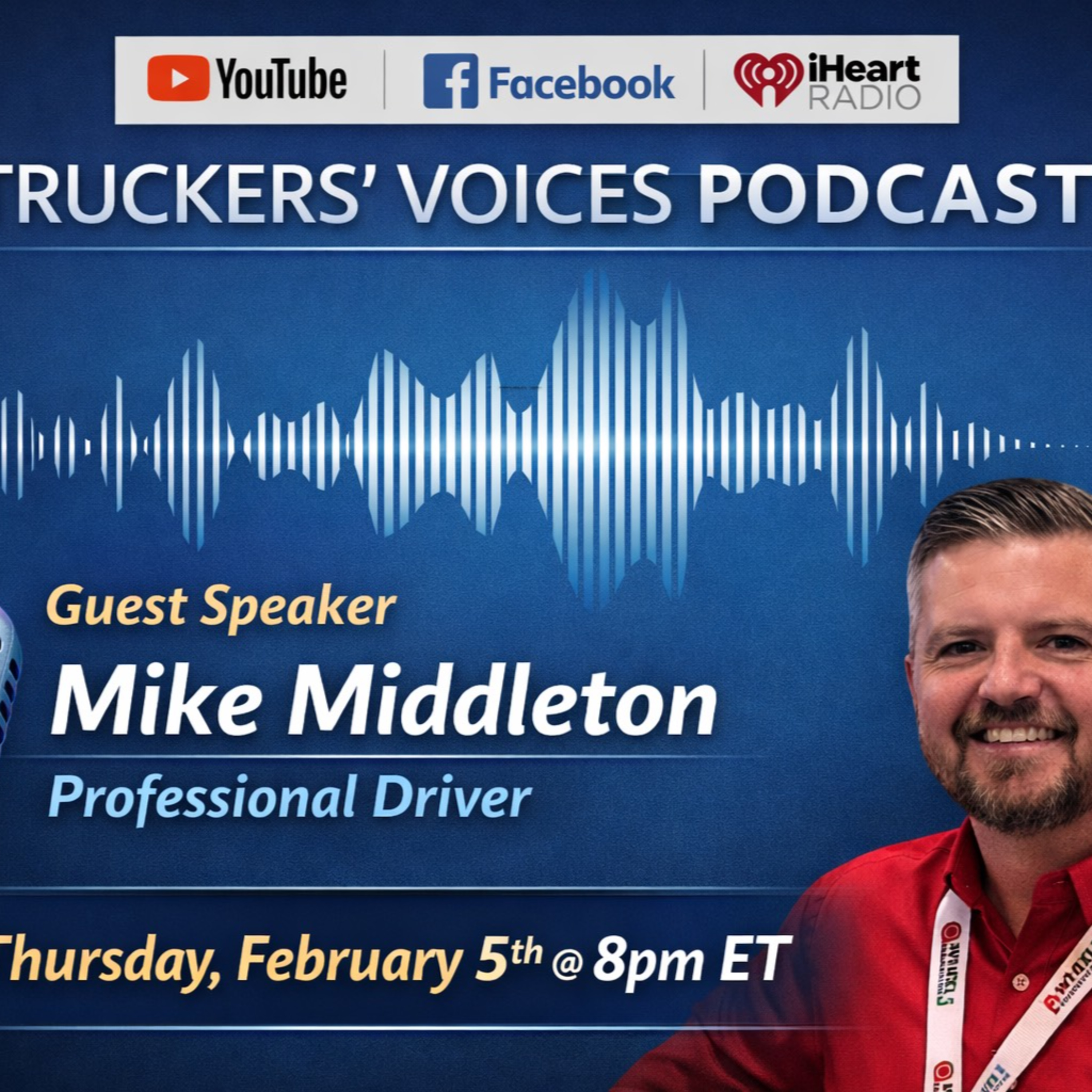 Truckers voices Guest Speaker Mike Middleton
