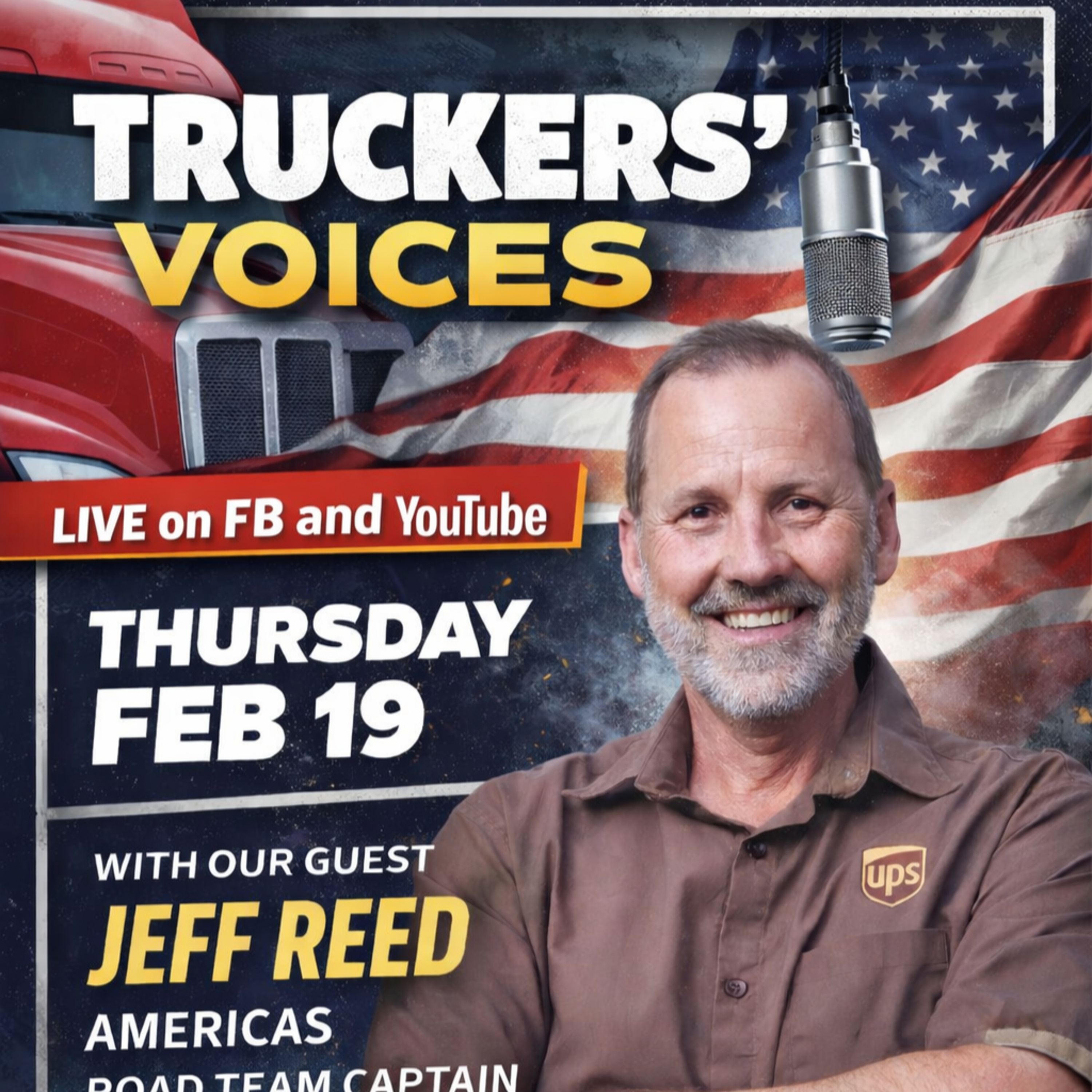 Trucker’s Voices guest Jeff Reed