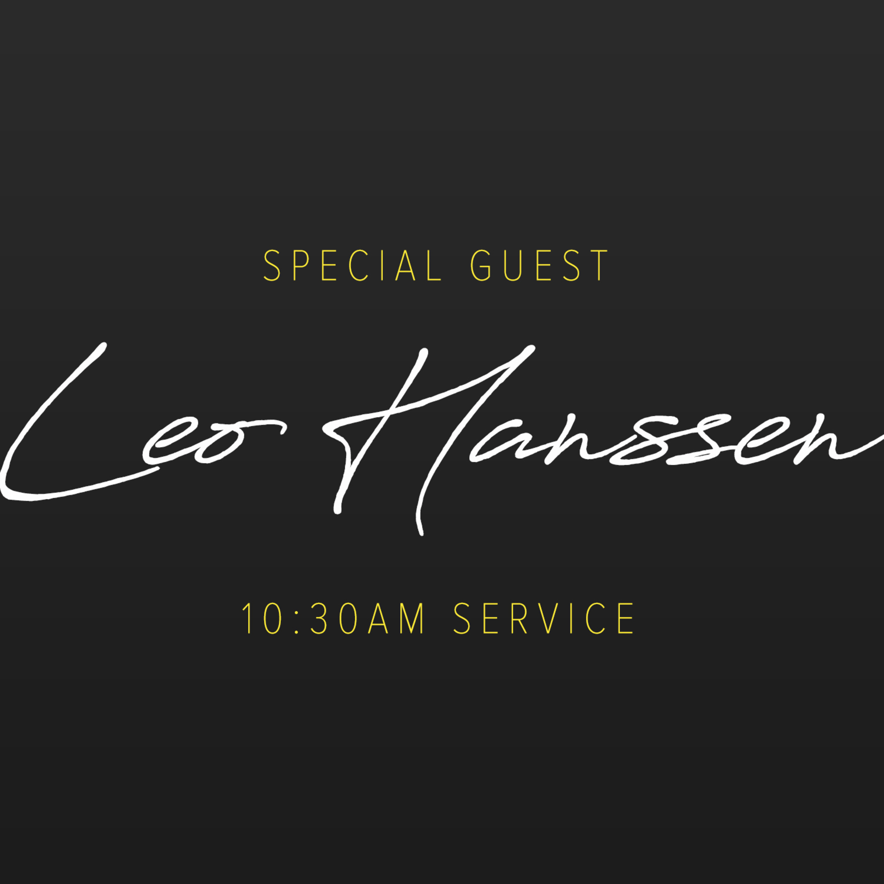 Special Guest Leo Hanssen (10:30am Service) - 24 March 2024 episode artwork