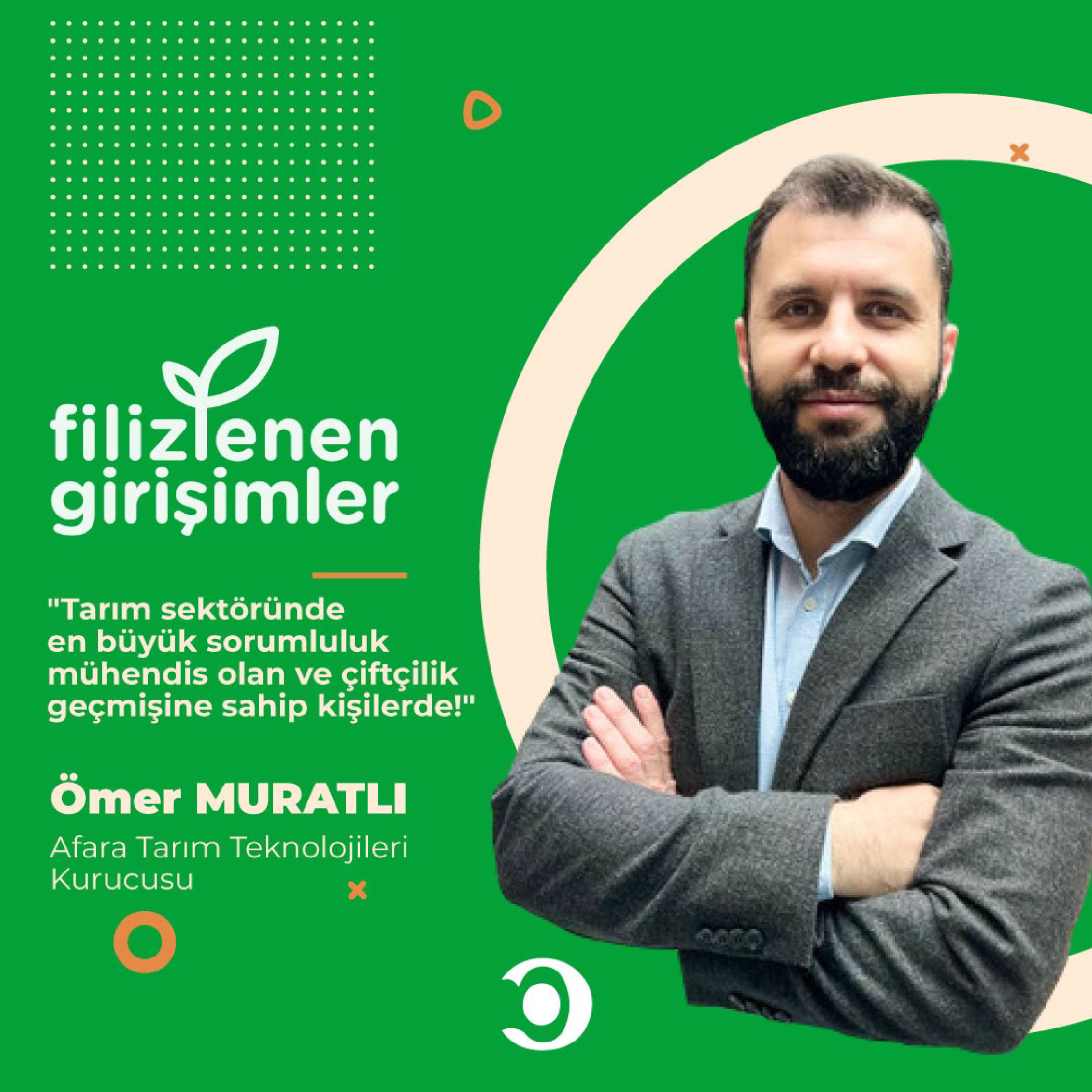 Filizlenen Girişimler - AFARA Tarım Teknolojileri CEO'su Ömer Muratlı | Tarımda En Büyük Sorumluluk Mühendis Olan ve Çiftçilik Geçmişine Sahip Kişilerde! episode artwork
