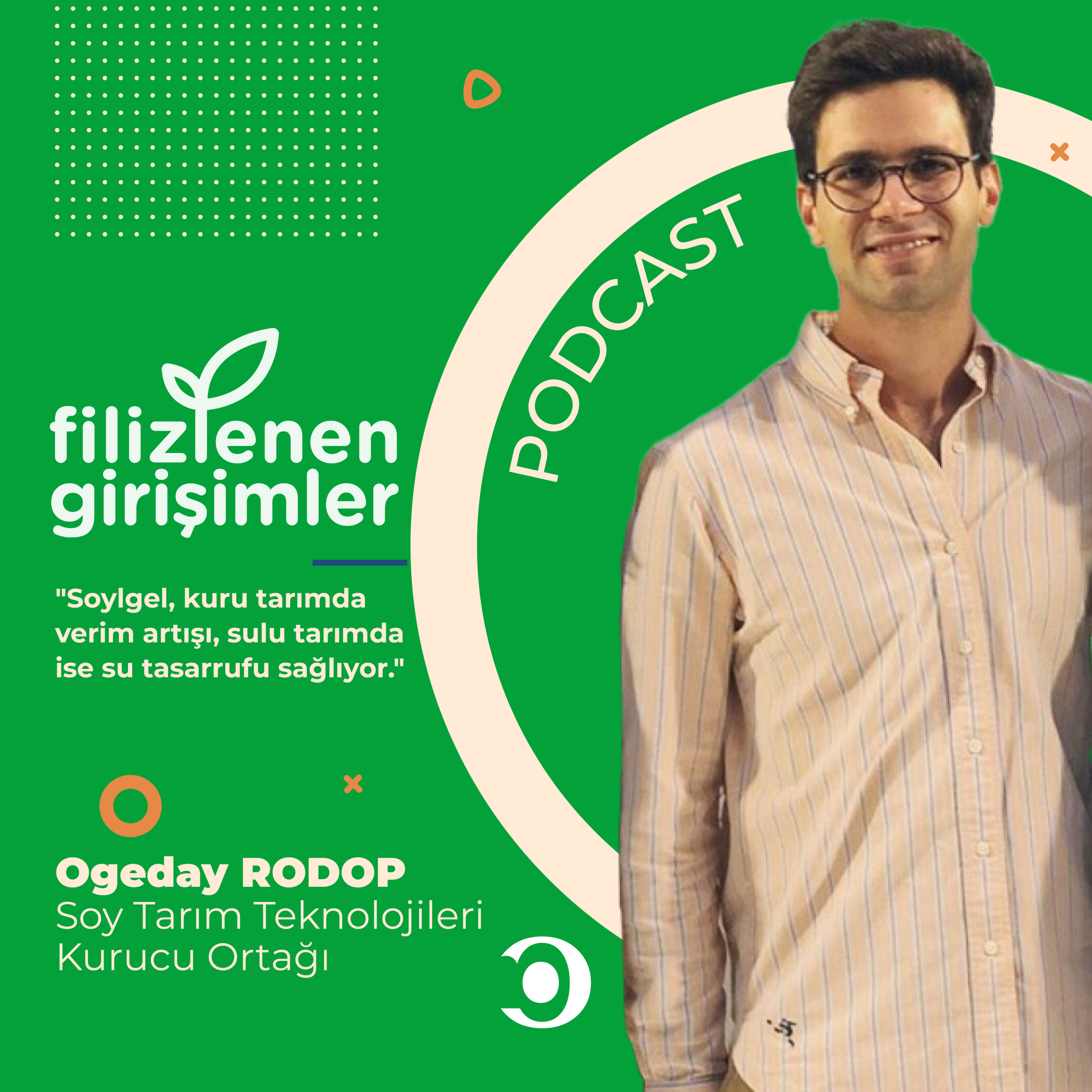 Filizlenen Girişimler - Soy Tarım Teknolojileri Kurucu Ortağı Ogeday Rodop | Solygel, Kuru Tarımda Verim Artışı, Sulu Tarımda İse Su Tasarrufu Sağlıyor episode artwork