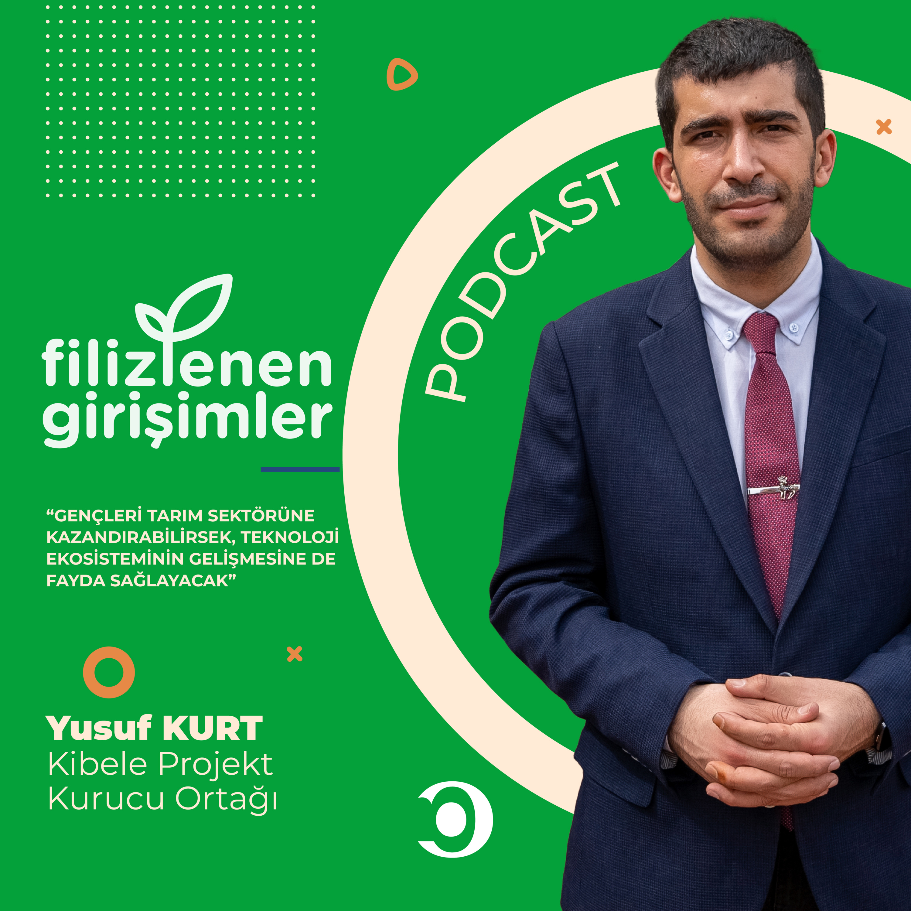 Filizlenen Girişimler - Kibele Projekt Kurucu Ortağı Yusuf Kurt | Gençleri Tarım Sektörüne Kazandırabilirsek, Teknoloji Ekosisteminin Gelişmesine De Fayda Sağlayacak episode artwork