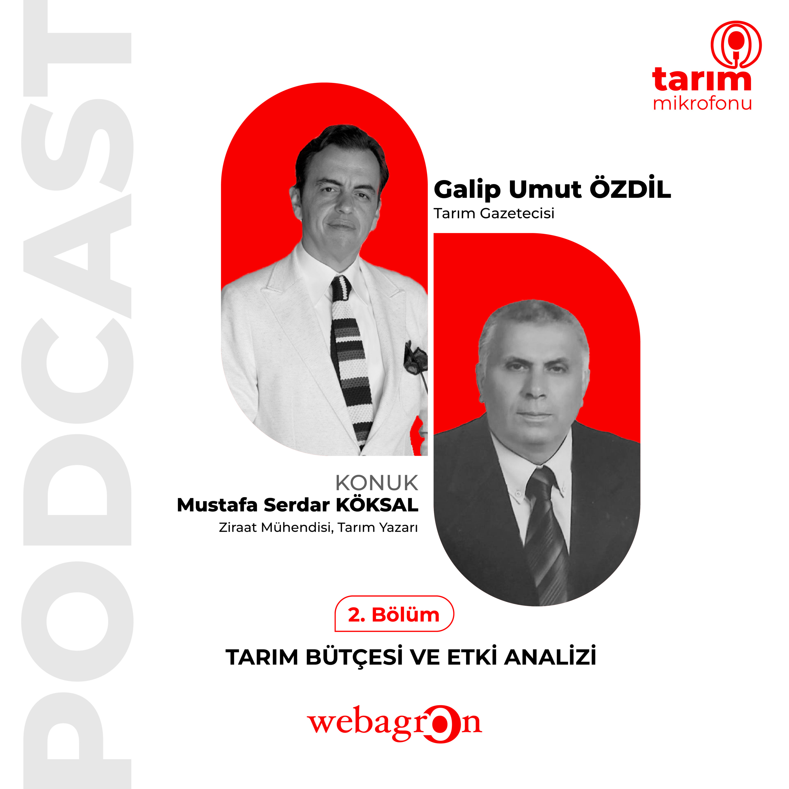 Tarım Mikrofonu - Ziraat Mühendisi ve Tarım Yazarı Mustafa Serdar KÖKSAL | 2. Bölüm | Tarım Bütçesi ve Etki Analizi episode artwork