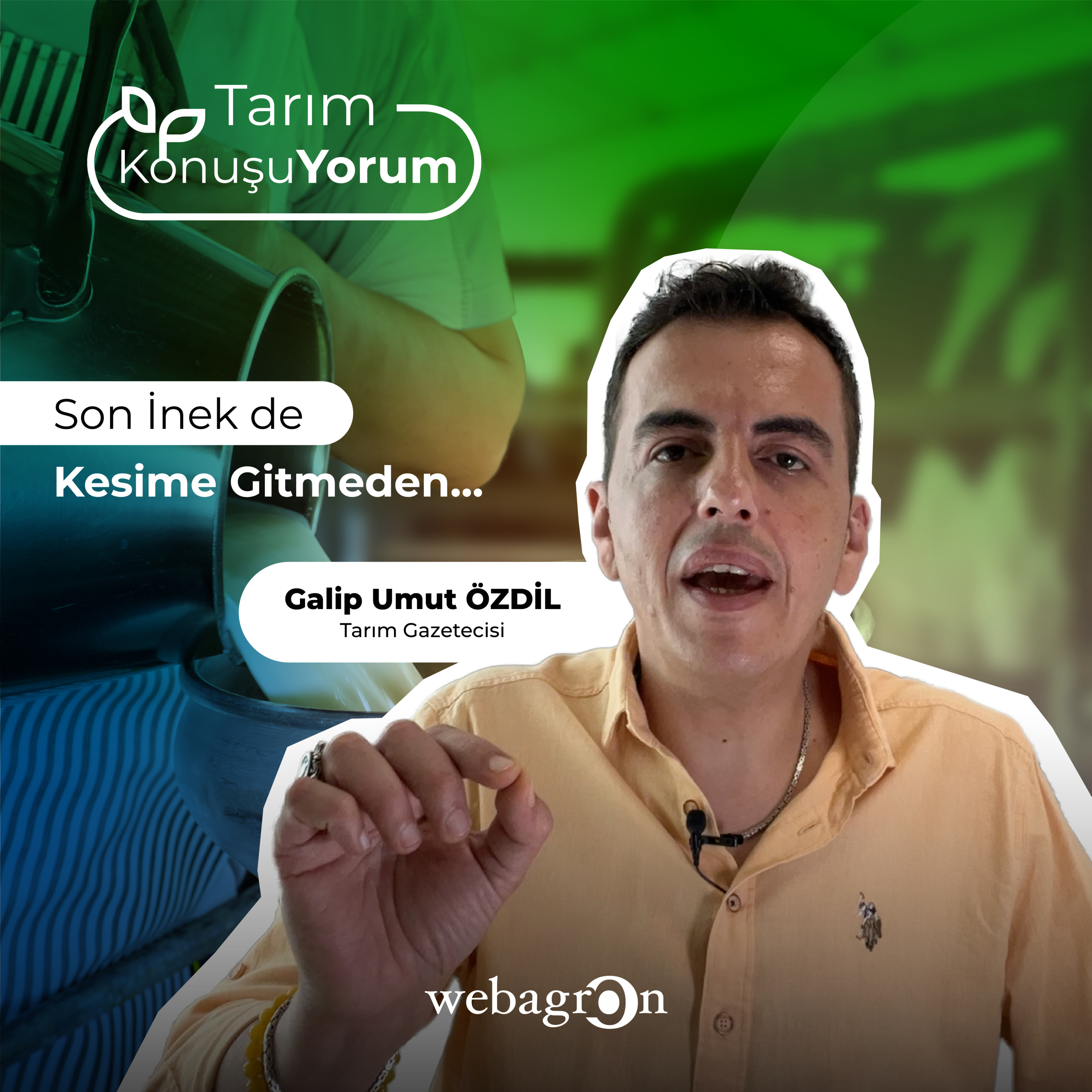 Tarım KonuşuYorum | Tarım Gazetecisi Galip Umut Özdil | Son İnek de Kesime Gitmeden... episode artwork