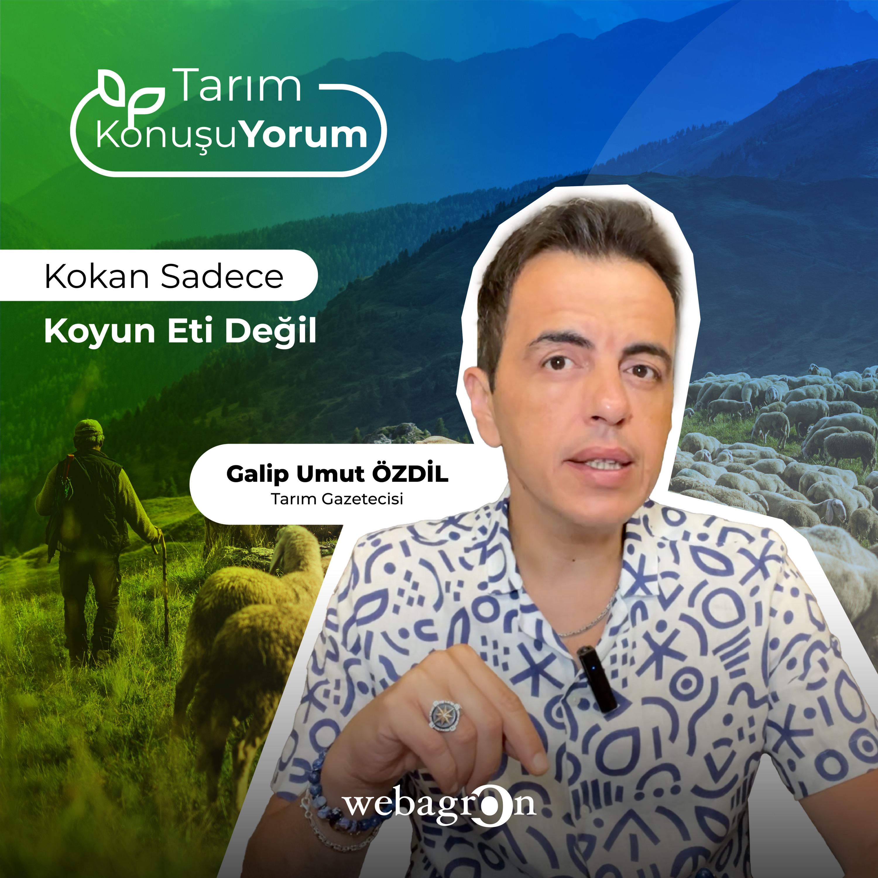 Tarım KonuşuYorum | Tarım Gazetecisi Galip Umut Özdil | Kokan Sadece Koyun Eti Değil episode artwork