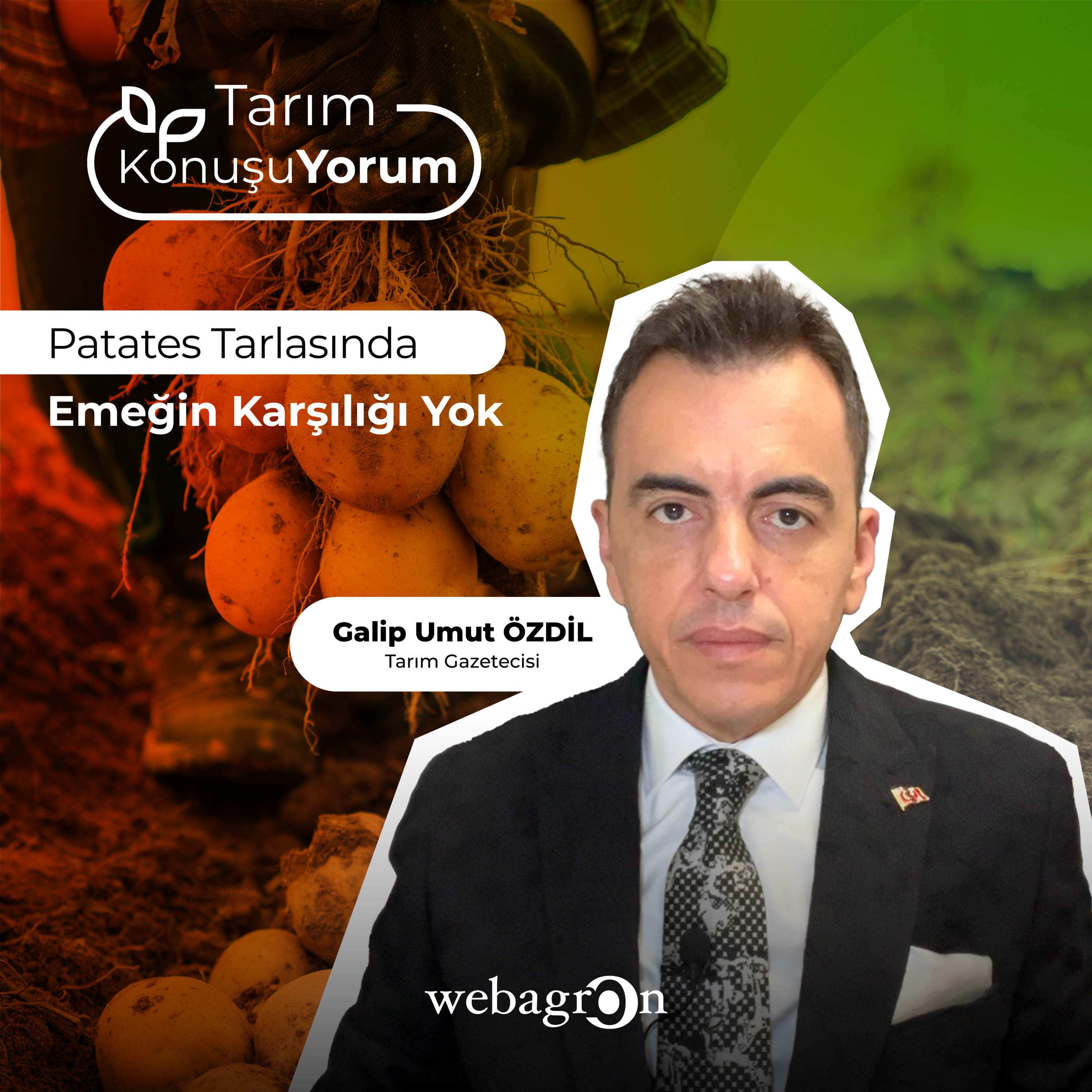 Tarım KonuşuYorum | Tarım Gazetecisi Galip Umut Özdil | Patates Tarlasında Emeğin Karşılığı Yok episode artwork