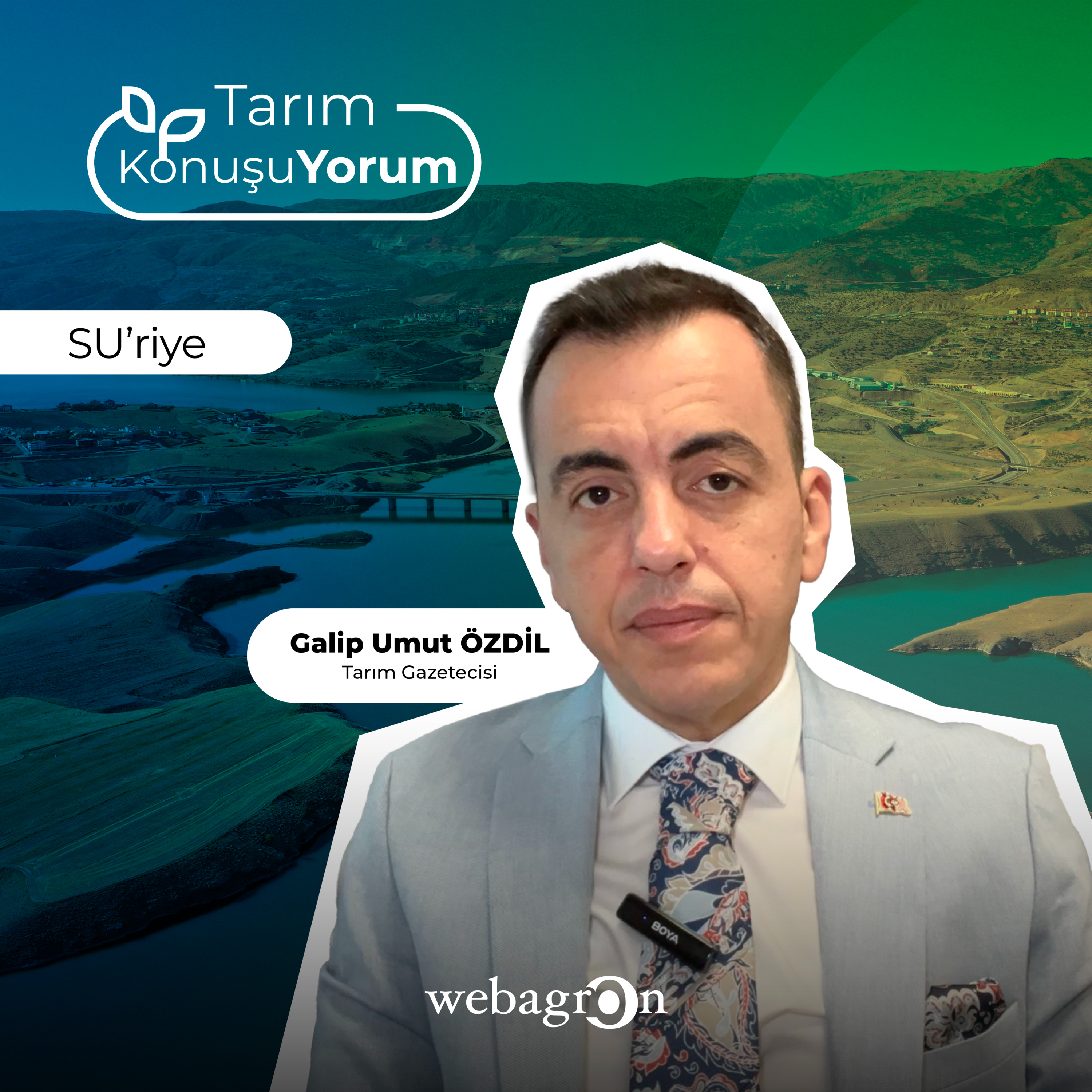 Tarım KonuşuYorum | Tarım Gazetecisi Galip Umut Özdil | "SU'riye" episode artwork
