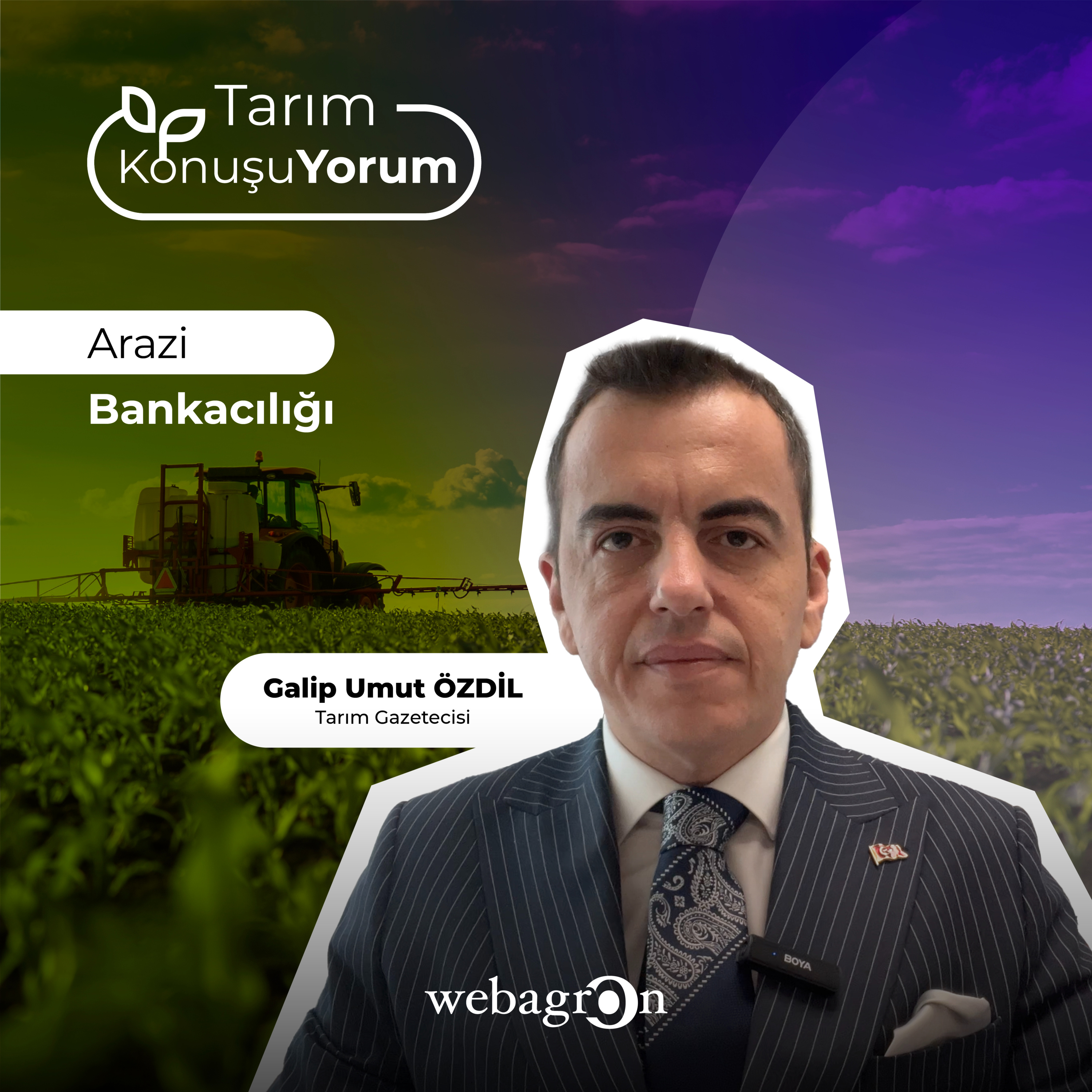 Tarım KonuşuYorum | Tarım Gazetecisi Galip Umut Özdil | Arazi Bankacılığı episode artwork