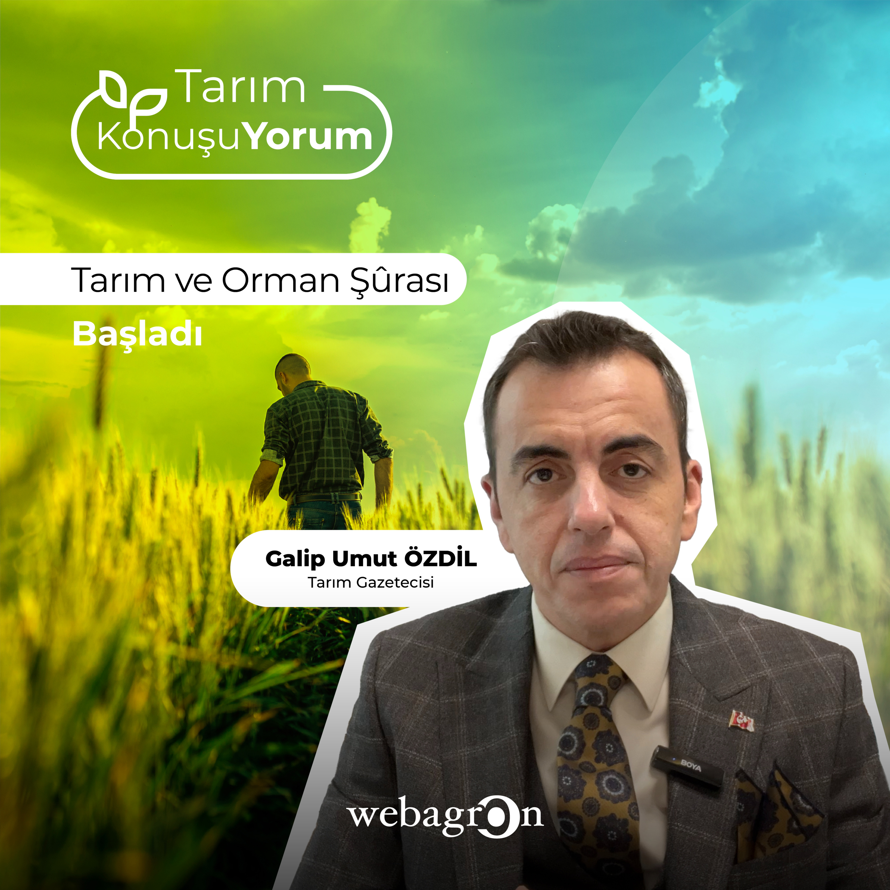 Tarım KonuşuYorum | Tarım Gazetecisi Galip Umut Özdil | Tarım ve Orman Şûrası Başladı episode artwork