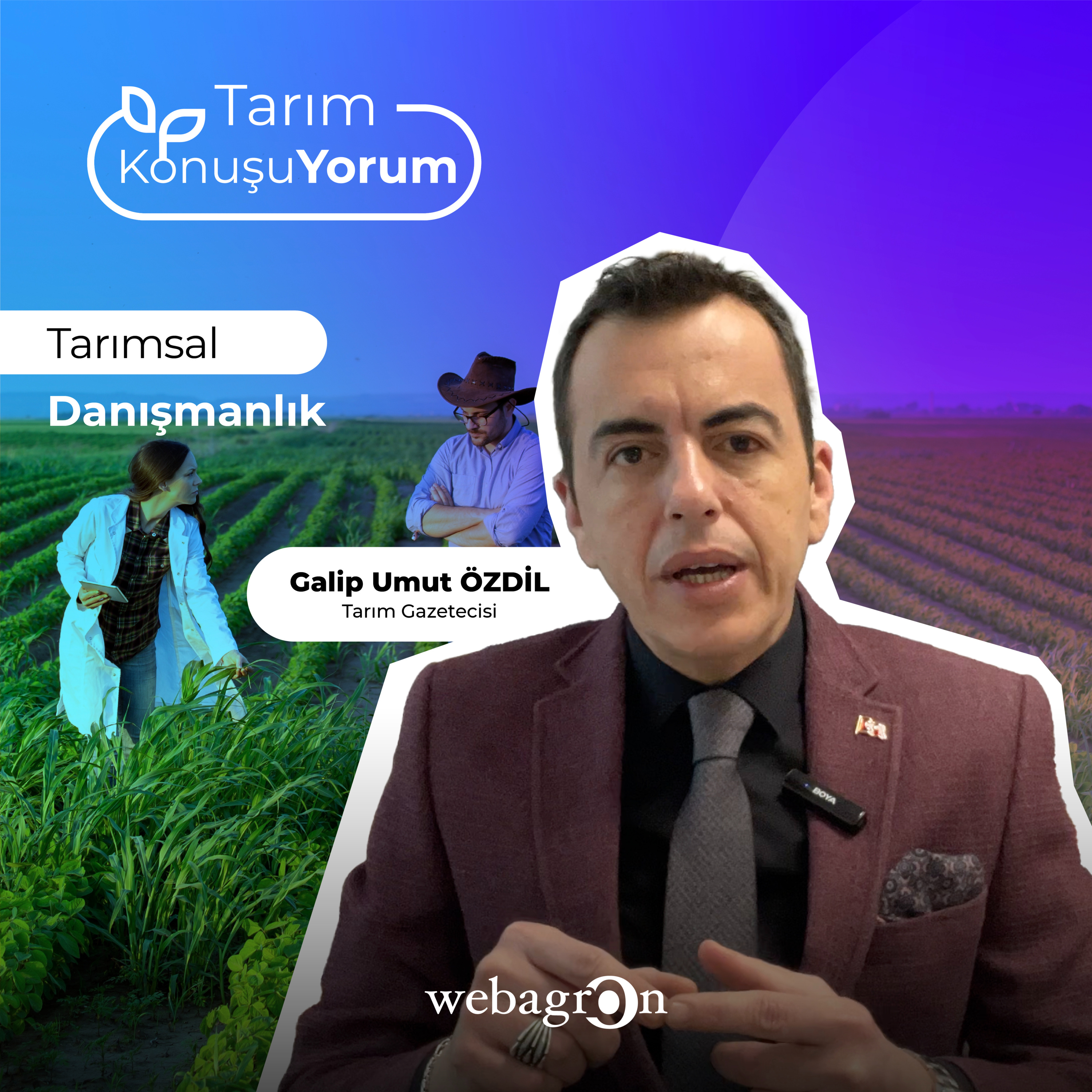 Tarım KonuşuYorum | Tarım Gazetecisi Galip Umut Özdil | Tarımsal Danışmanlık episode artwork