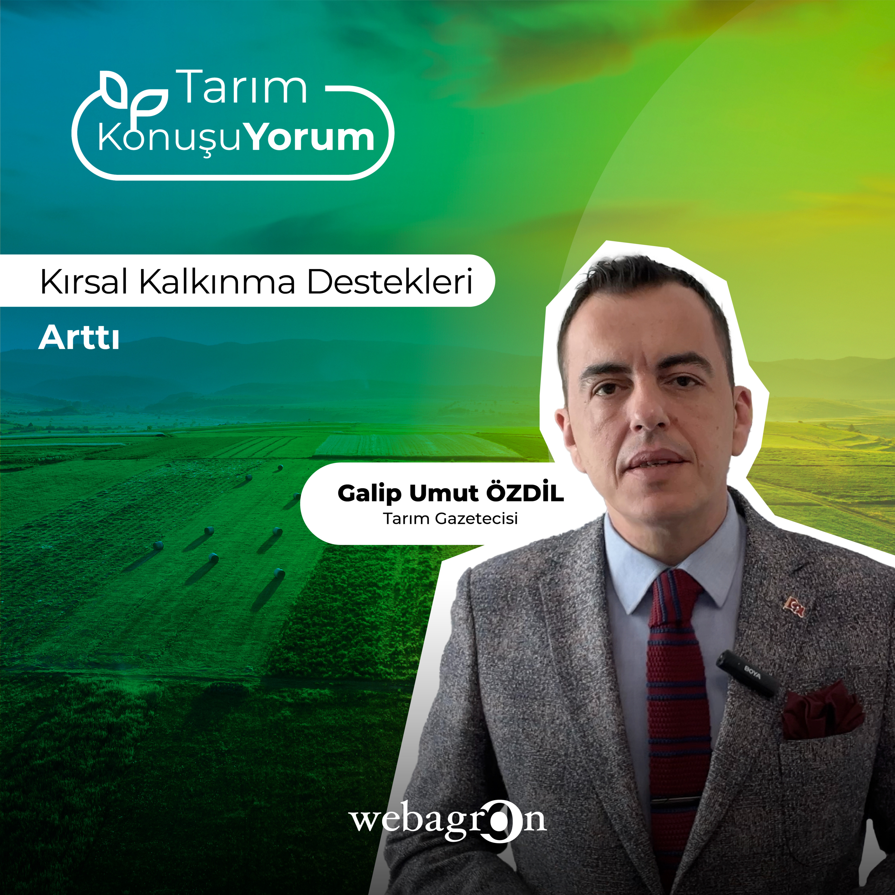 Tarım KonuşuYorum | Tarım Gazetecisi Galip Umut Özdil | Kırsal Kalkınma Destekleri Arttı episode artwork