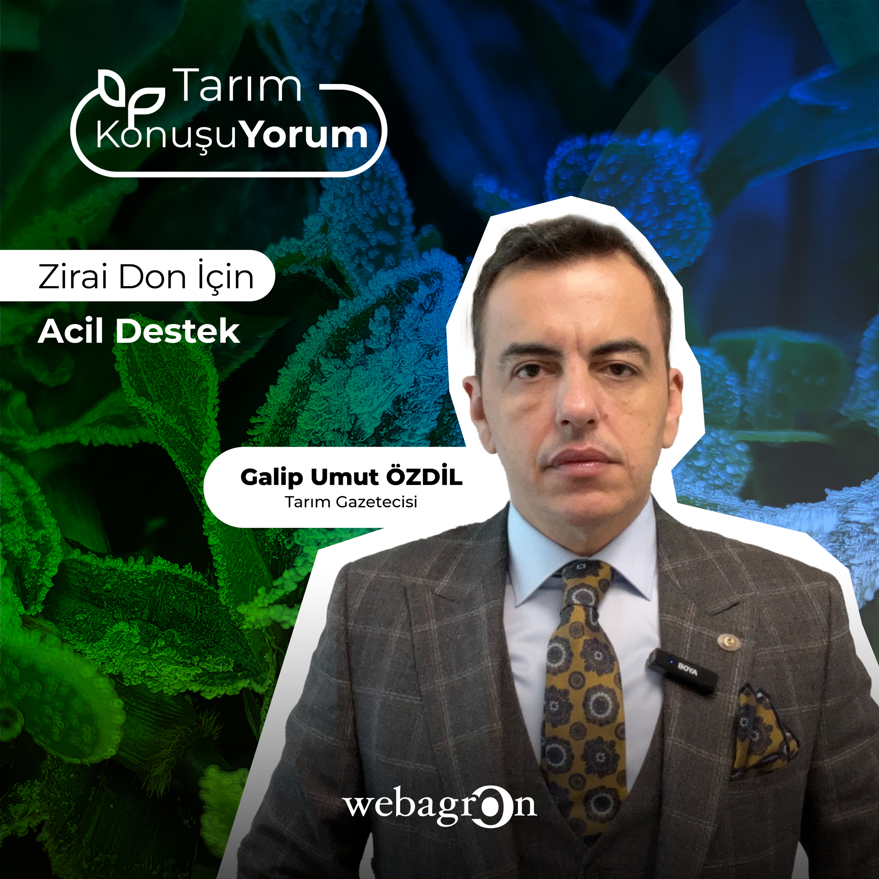 Tarım KonuşuYorum | Tarım Gazetecisi Galip Umut Özdil | Zirai Don İçin Acil Destek episode artwork