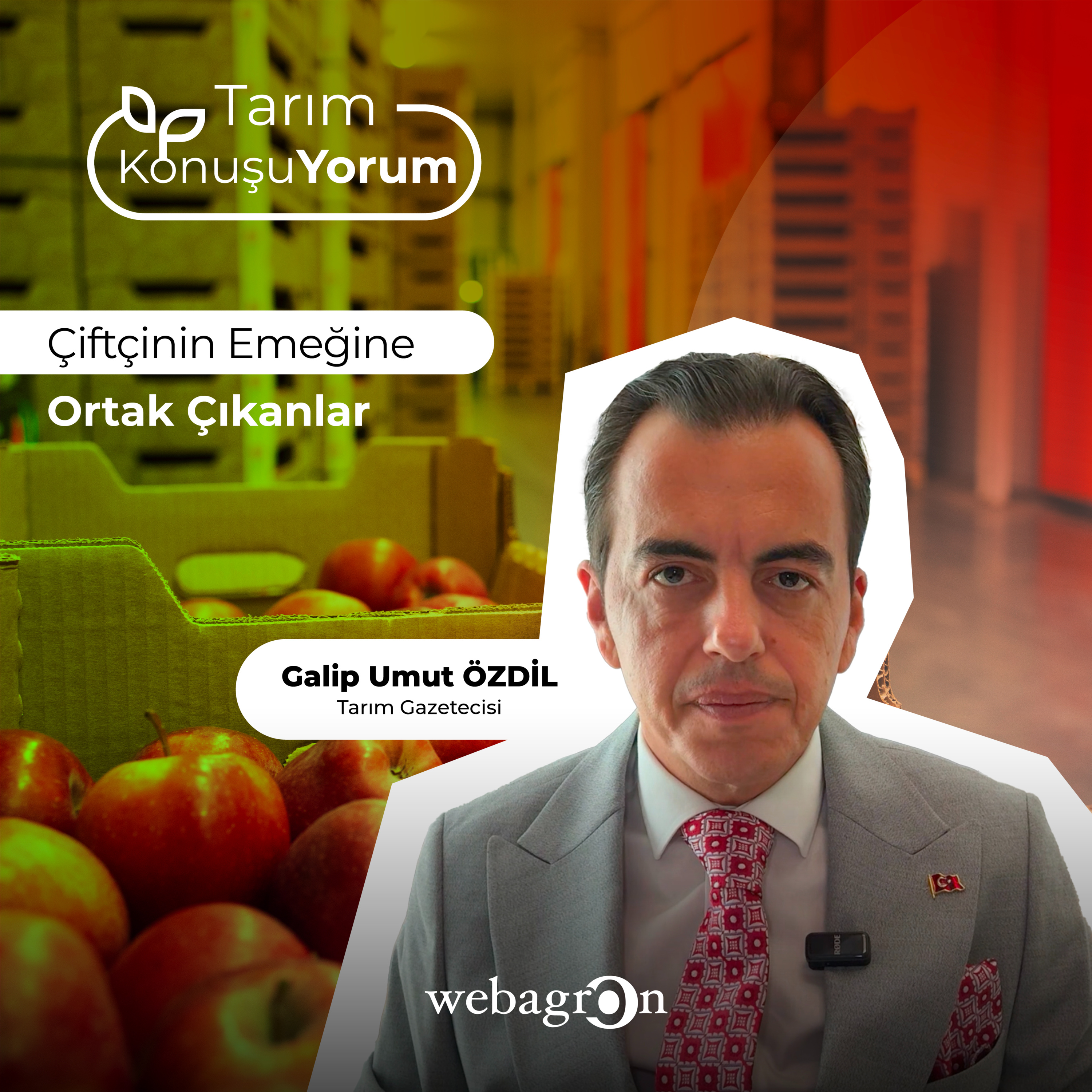 Tarım KonuşuYorum | Tarım Gazetecisi Galip Umut Özdil | Çiftçinin Emeğine Ortak Çıkanlar episode artwork