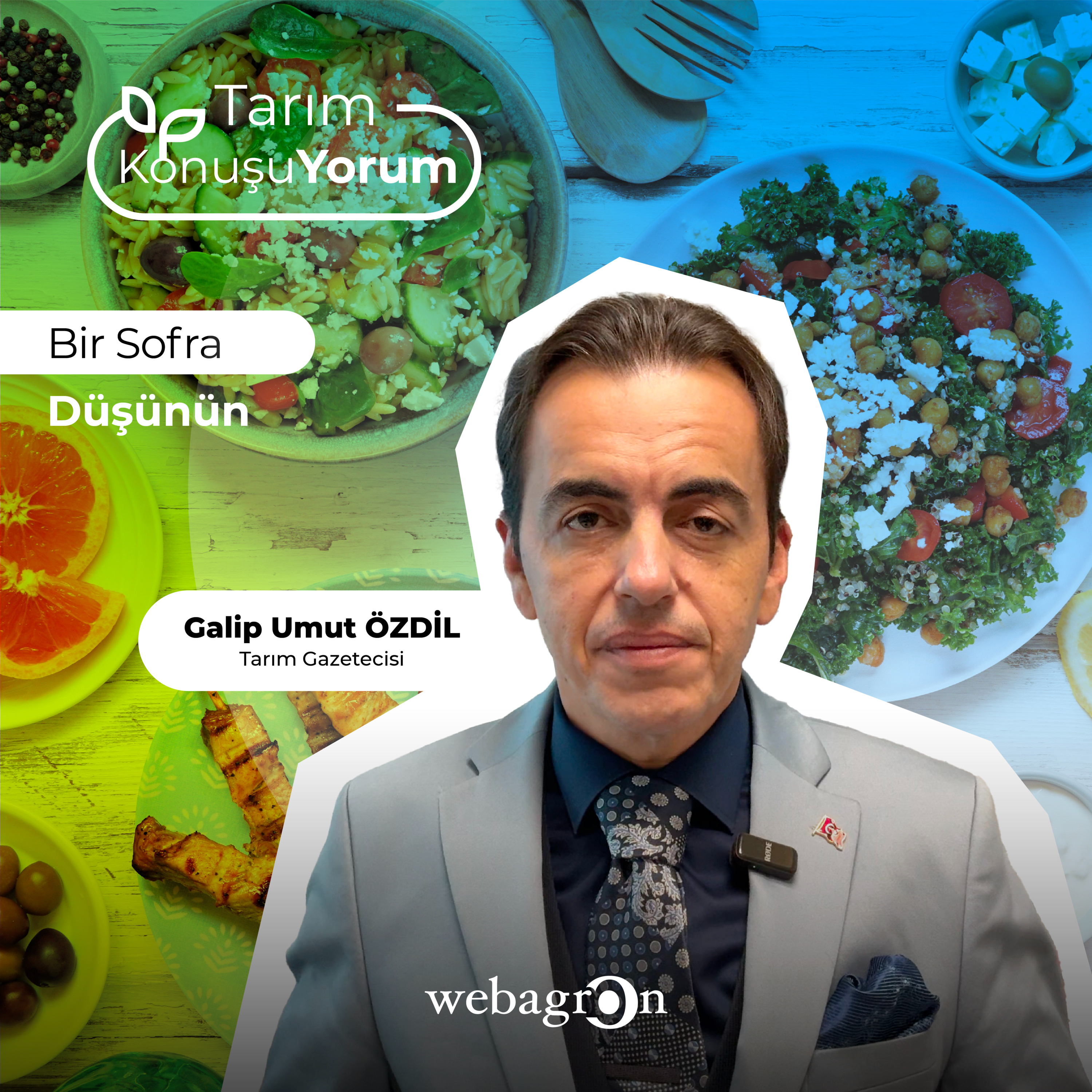 Tarım KonuşuYorum | Tarım Gazetecisi Galip Umut Özdil | Bir Sofra Düşünün episode artwork