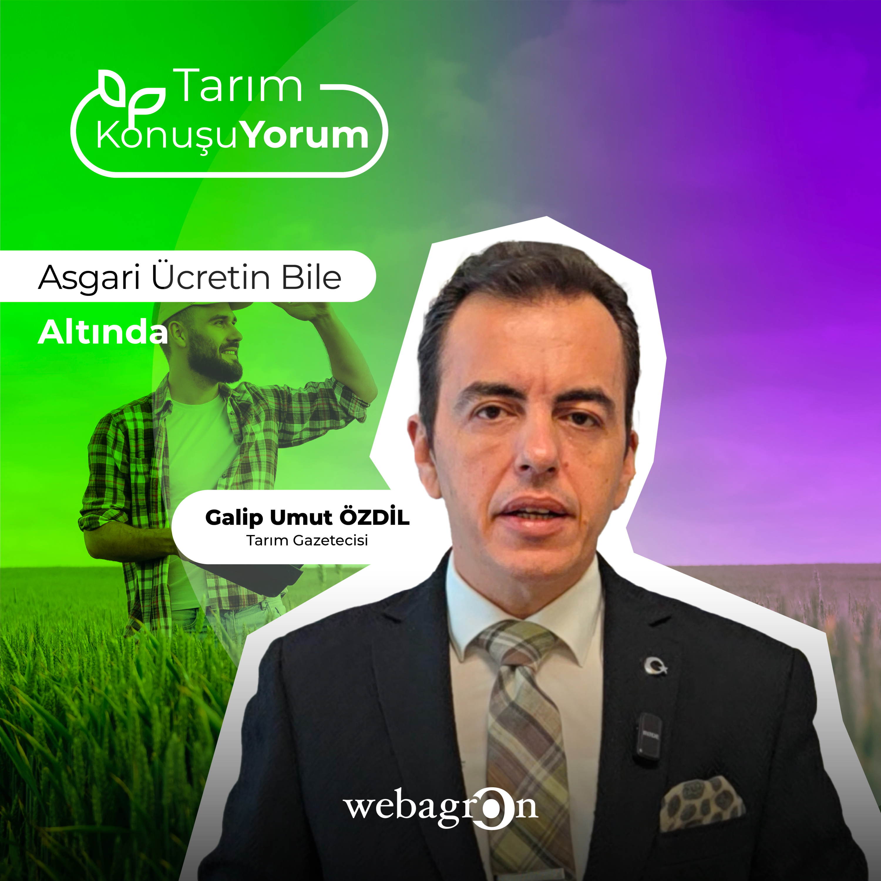 Tarım KonuşuYorum | Tarım Gazetecisi Galip Umut Özdil | Asgari Ücretin Bile Altında episode artwork
