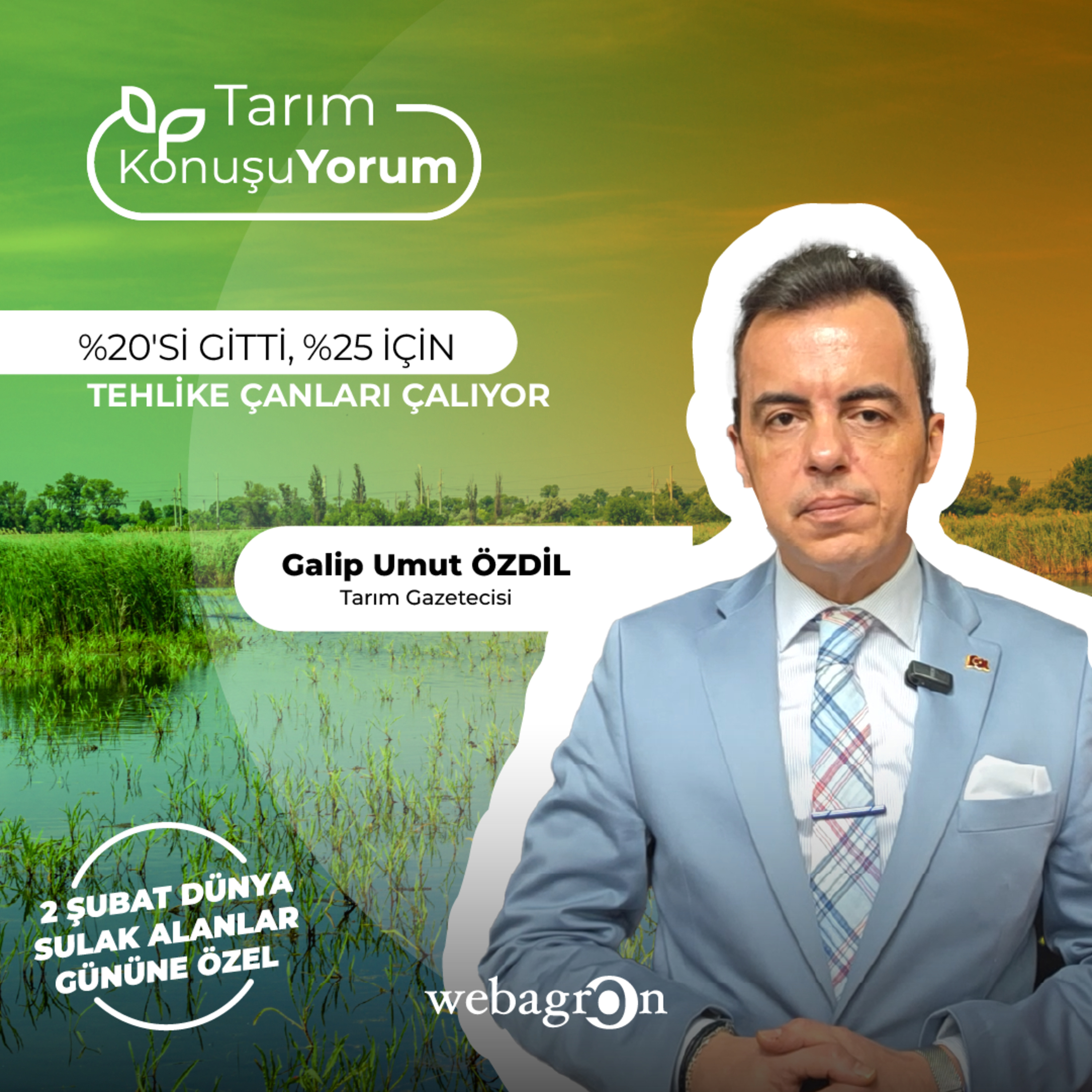 Tarım KonuşuYorum | Tarım Gazetecisi Galip Umut Özdil | %20'si Gitti, %25 İçin Tehlike Çanları Çalıyor episode artwork