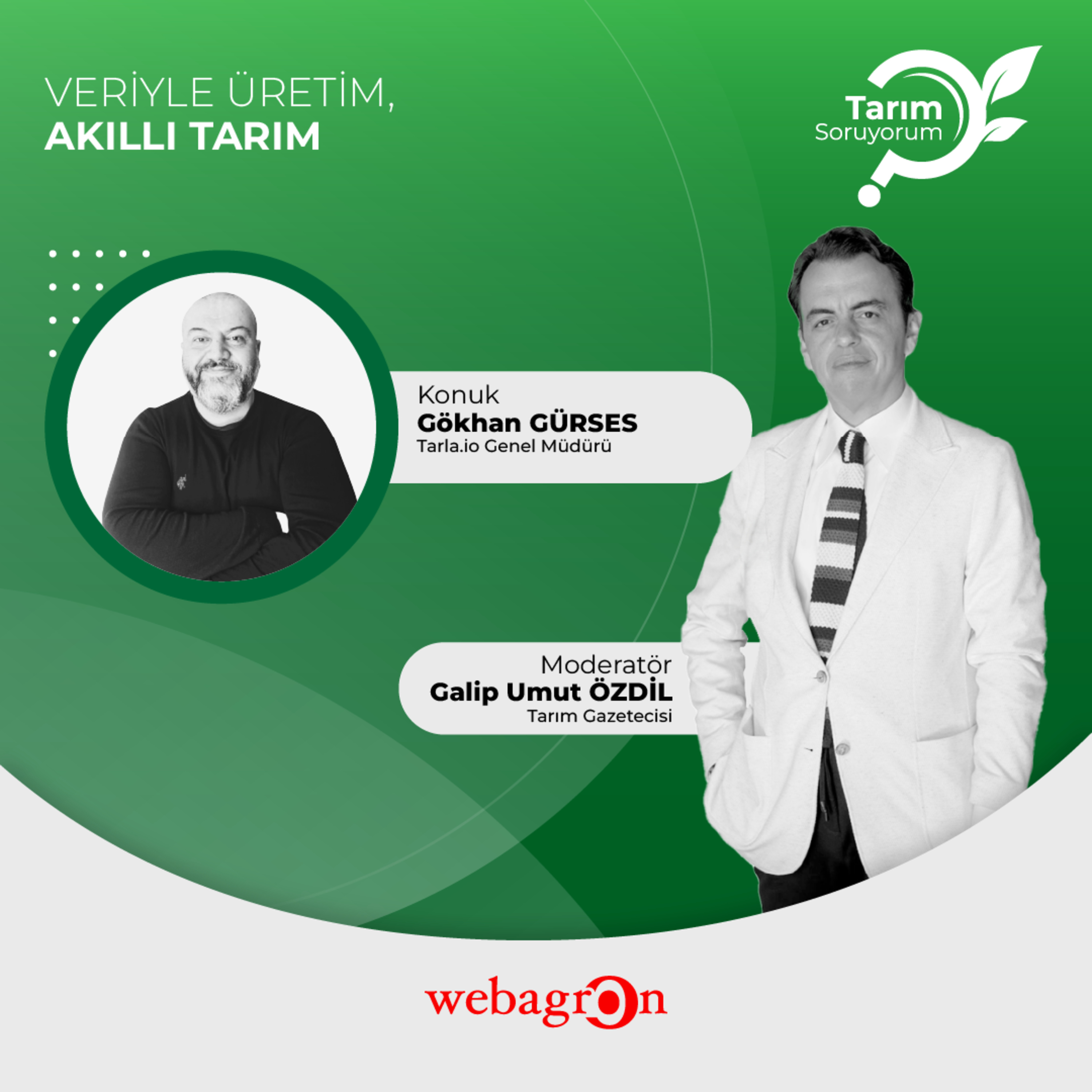 Tarım SoruYorum | Veriyle Üretim, Akıllı Tarım | Tarla.io Genel Müdürü Gökhan GÜRSES episode artwork